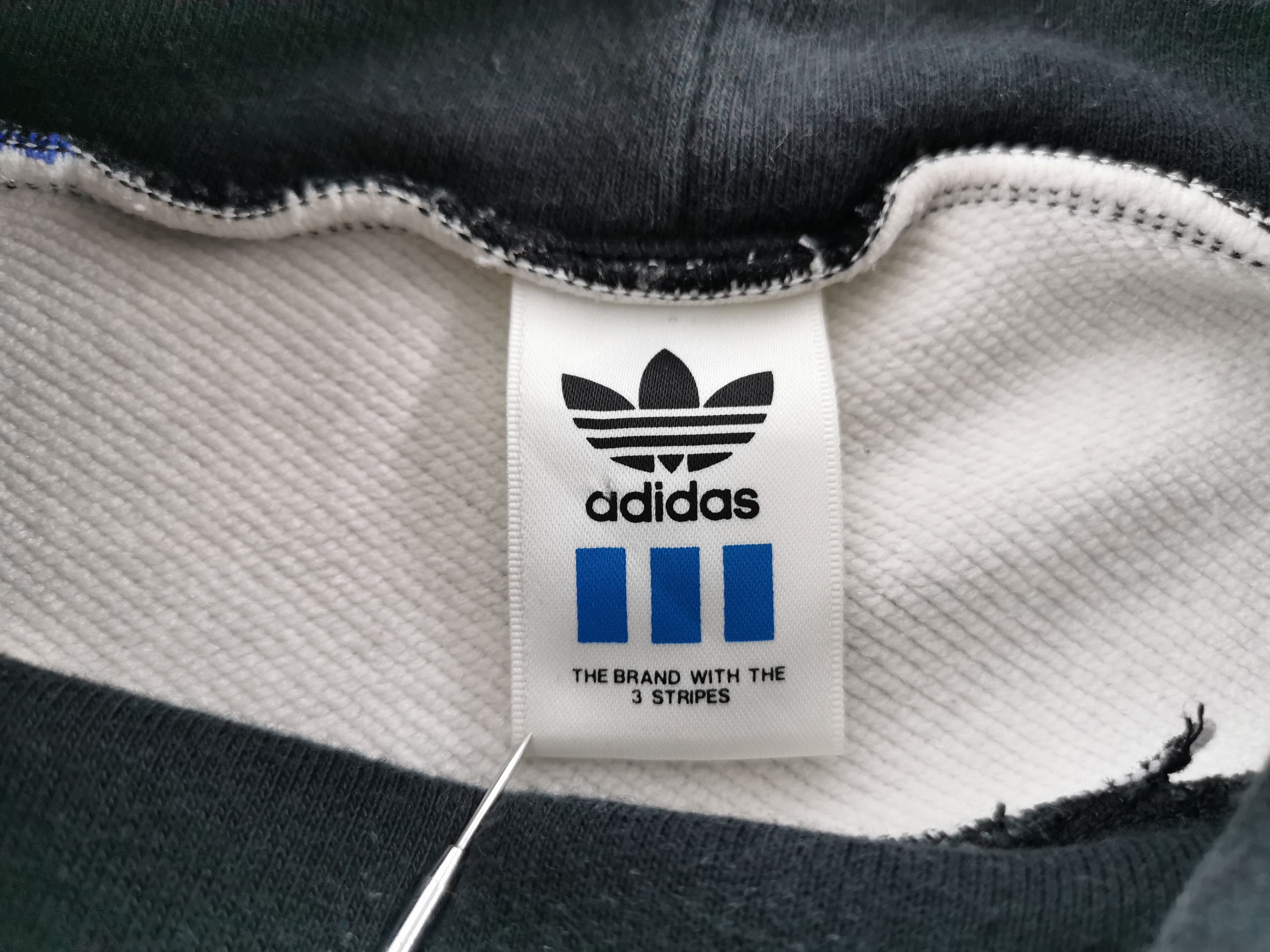 Adidas Vintage 90's Adidas Trefoil Big Logo Pullover Sweatshirt Size US M / EU 48-50 / 2 - 6 Thumbnail