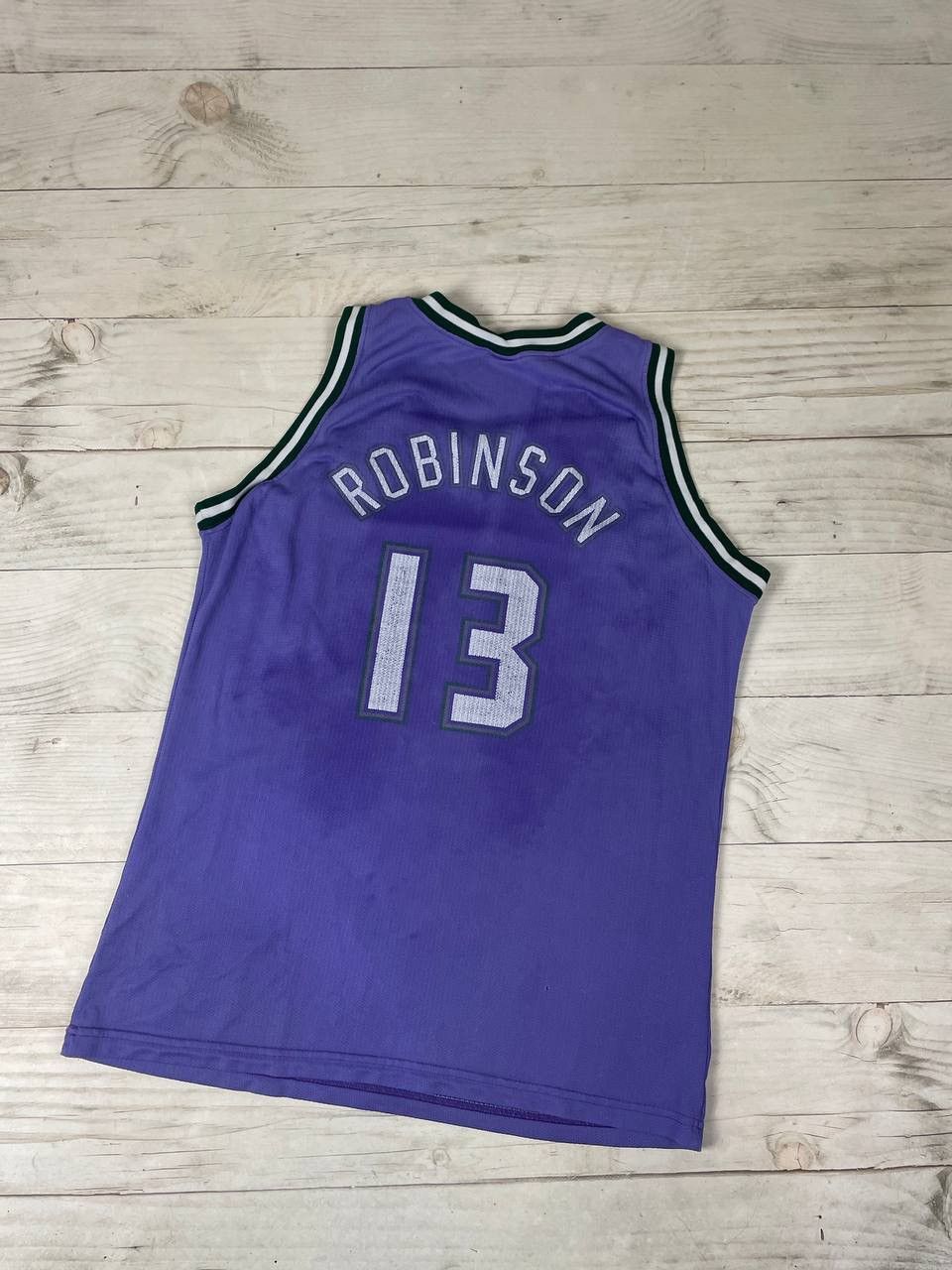 Champion Vintage Champion Milwaukee Bucks Robinson #13 NBA Jersey Size US XL / EU 56 / 4 - 23 Thumbnail