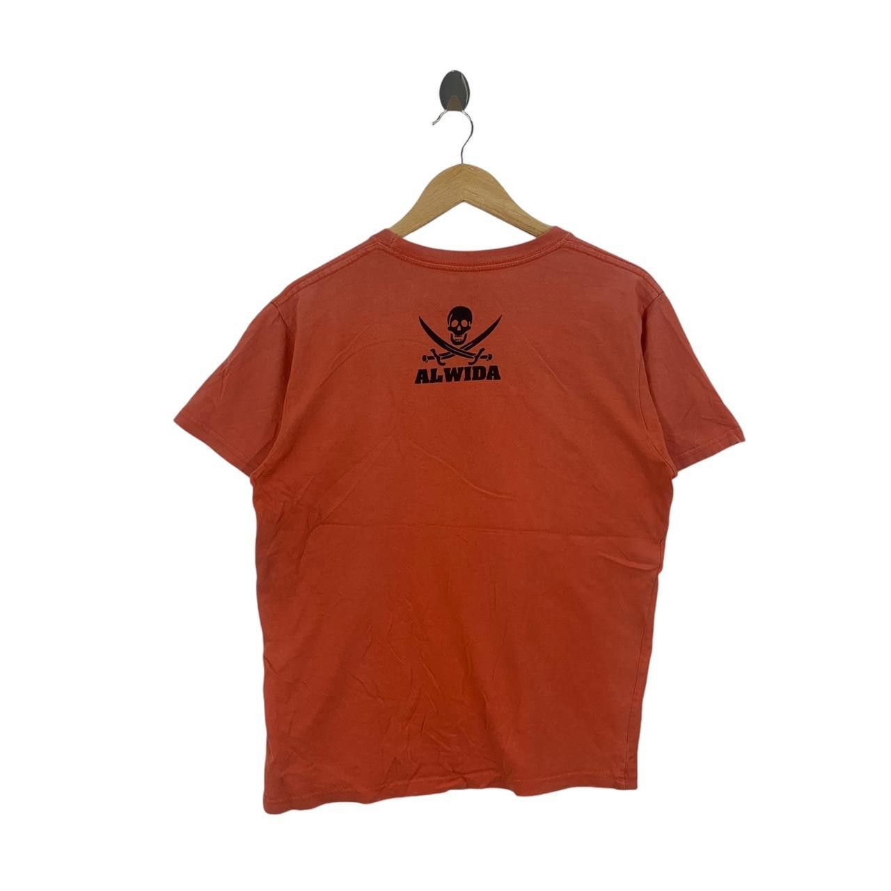Vintage Vintage PIRATES ALWIDA Addjet Staff Only Skull Tee Shirt Size US L / EU 52-54 / 3 - 4 Thumbnail