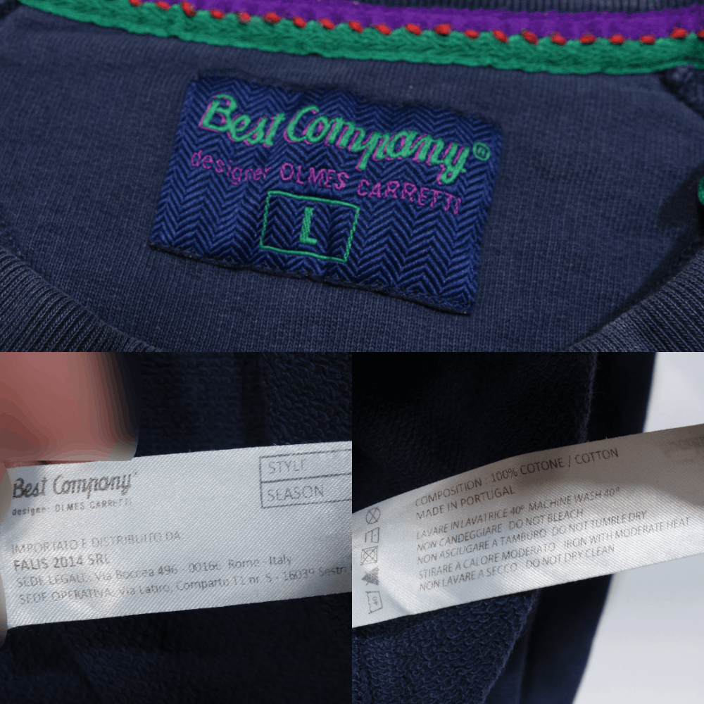 Vintage Best Company Big Logo Sweatshirt Size US L / EU 52-54 / 3 - 8 Thumbnail