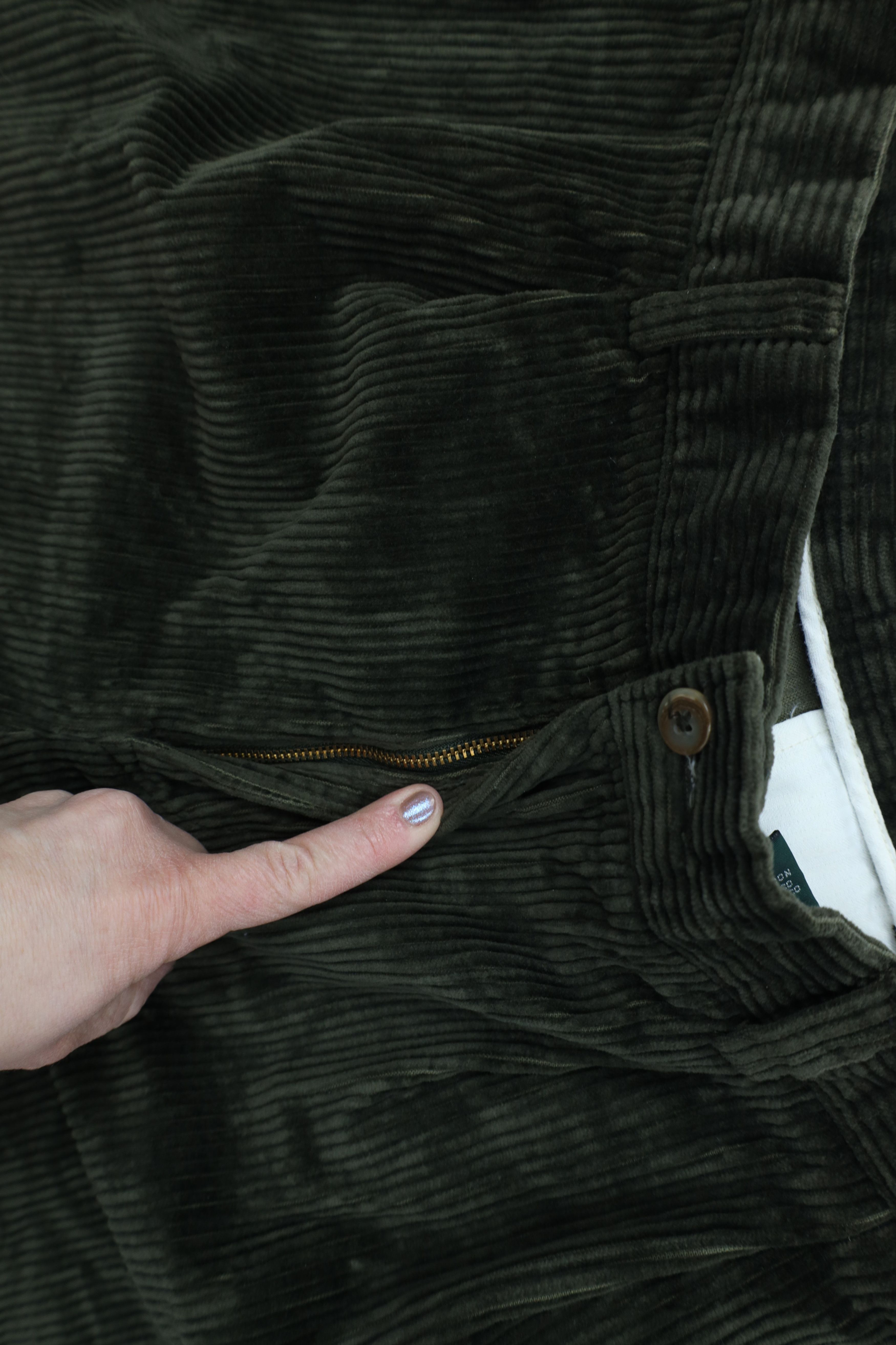 Vintage Vintage 90s Streetwear Heavyweight Corduroy Chino Pants Size US 34 / EU 50 - 6 Thumbnail