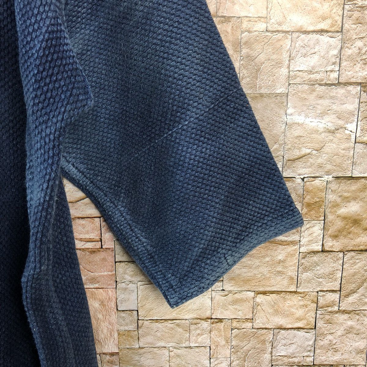Indigo Japan indigo vintage Dark Blue Kimono cardigan #A568 Size US L / EU 52-54 / 3 - 8 Thumbnail