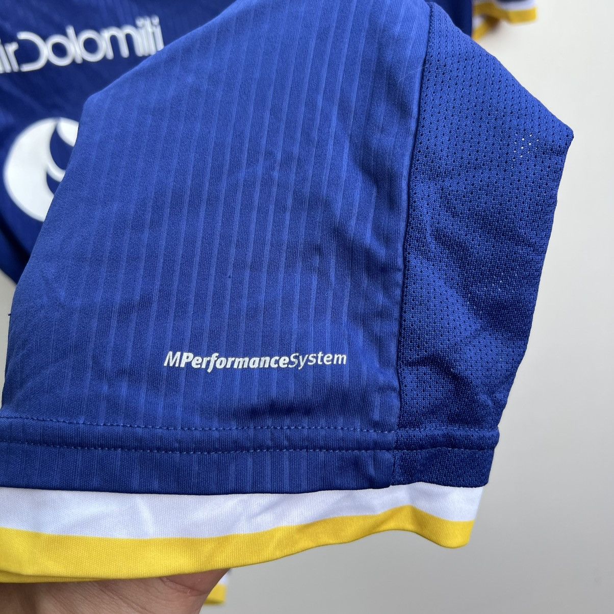 Macron Hellas Verona 2018-2019 Macron football soccer jersey Size US L / EU 52-54 / 3 - 8 Thumbnail