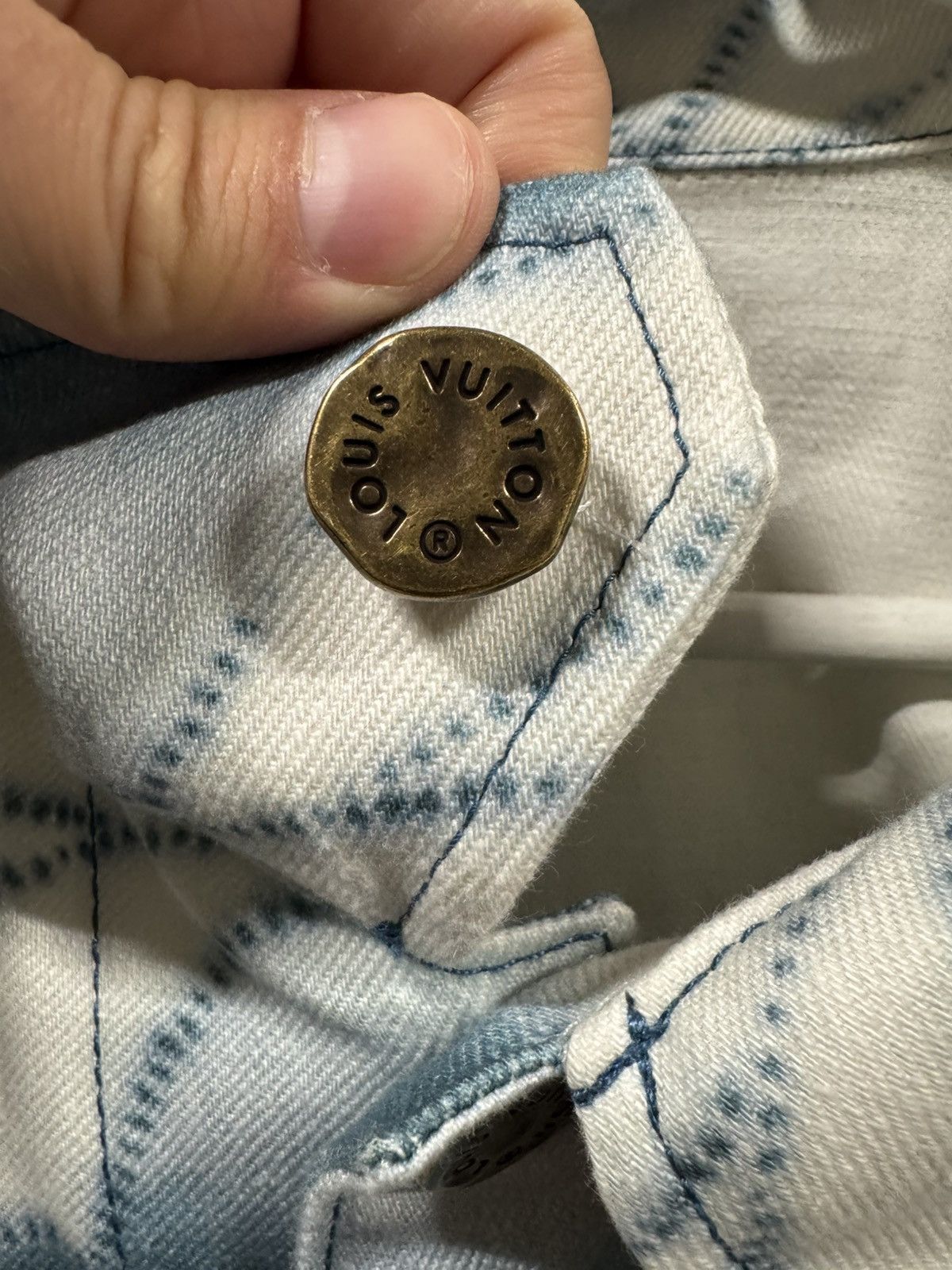 Louis Vuitton Louis Vuitton Shibori Overshirt Denim Jacket NEW 3500$ Size US XL / EU 56 / 4 - 5 Thumbnail