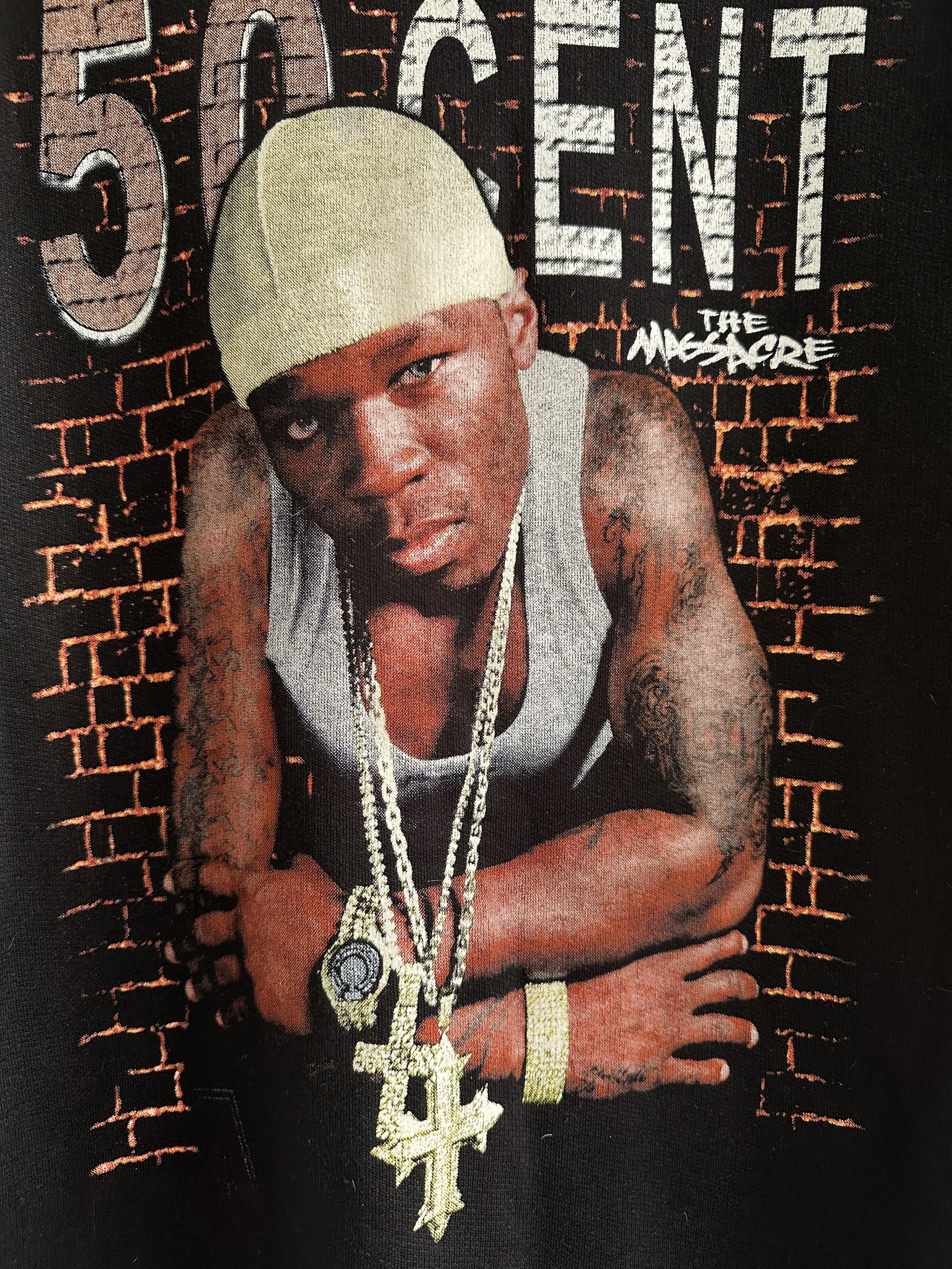 50 Cent × Vintage 50 cent vintage hoodie Size US XL / EU 56 / 4 - 2 Thumbnail