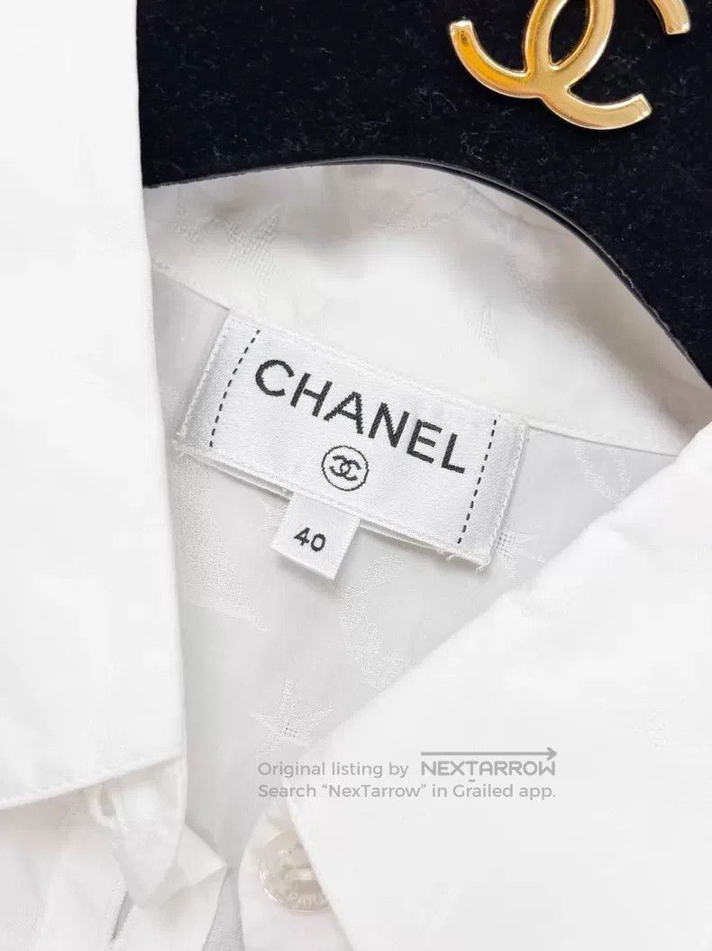 Chanel Chanel Star dark pattern short-sleeved shirt Size S / US 4 / IT 40 - 5 Thumbnail