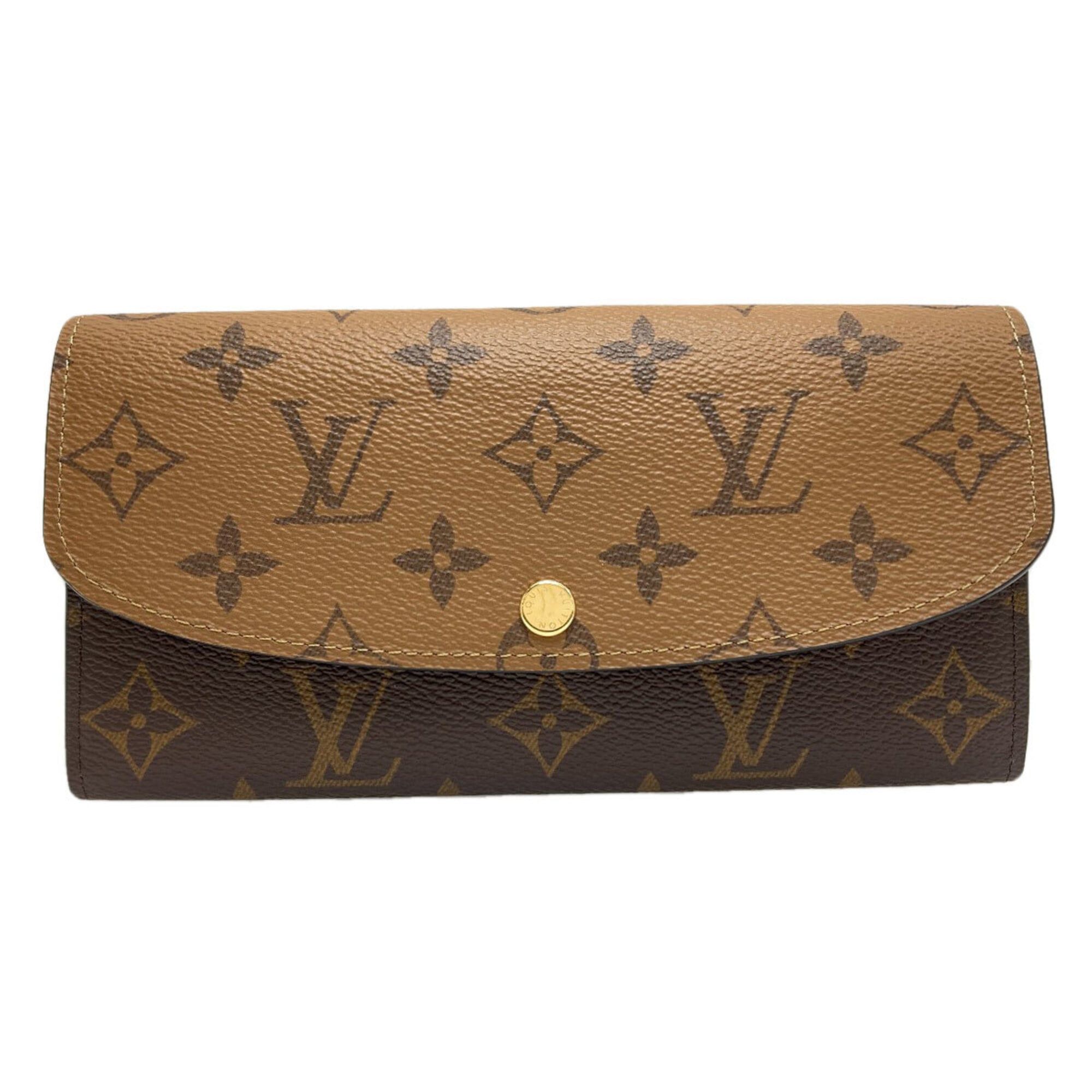 Louis Vuitton Louis Vuitton M82157 Portefeuille Emilie Long Wallet (with coin purse) Monogram Reverse Women's LOUIS VUITTON Size ONE SIZE - 1 Thumbnail