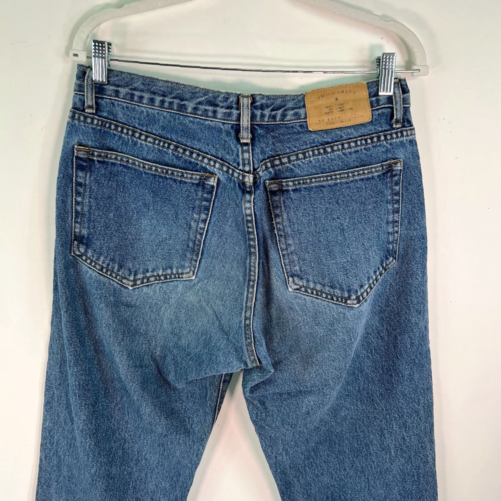 American Eagle Outfitters American Eagle Outfitters Jeans Womens 14 Blue Denim Flat Front Size 36" / US 14 / IT 50 - 3 Thumbnail