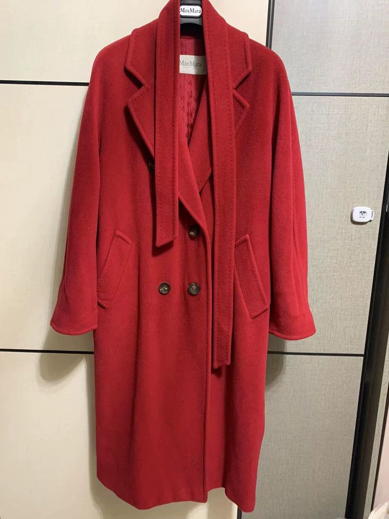 Max Mara Max Mara 101801 coat, classic red Size S / US 4 / IT 40 - 8 Thumbnail