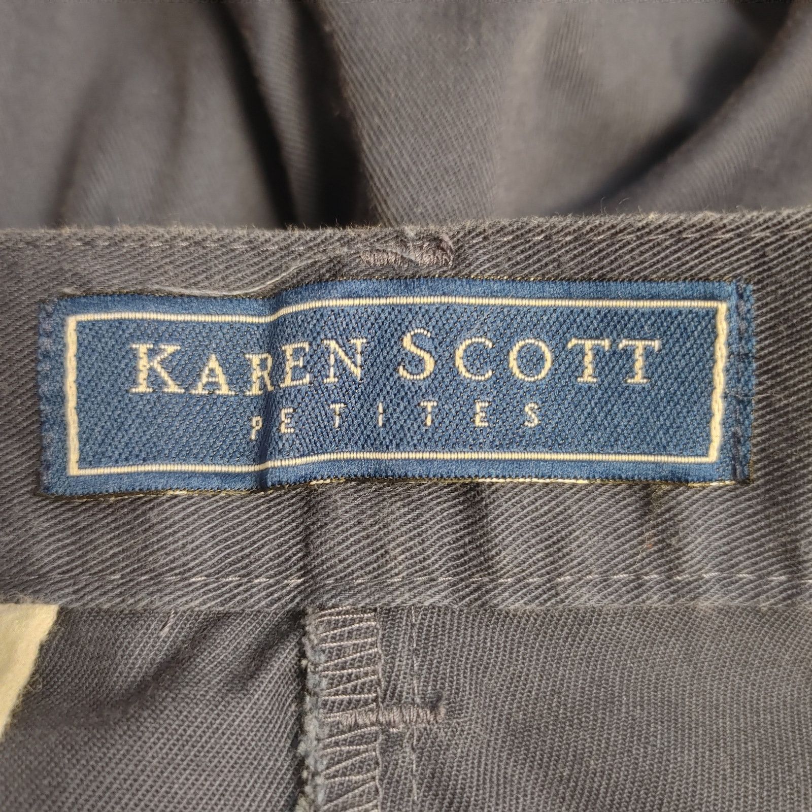 Other Karen Scott Petite Women's 14P Navy Blue Above-Knee Shorts Size 36" / US 14 / IT 50 - 3 Thumbnail