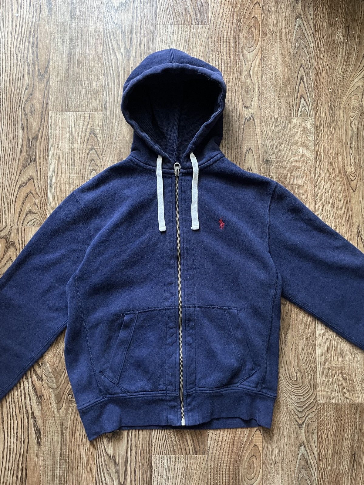 Polo Ralph Lauren Vintage Y2K Polo Ralph Lauren Zip Up Hoodie Red Pony Logo Size US M / EU 48-50 / 2 - 6 Thumbnail