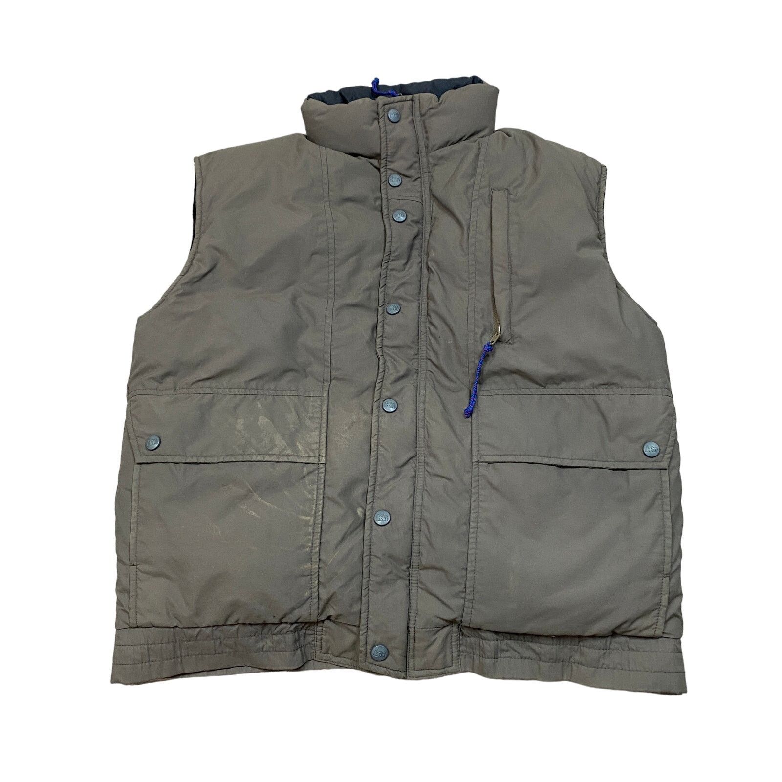 Rei × Vintage Vintage REI Co-Op Down Insulated Puffer Vest Mens L Gorpcore Size US L / EU 52-54 / 3 - 1 Thumbnail