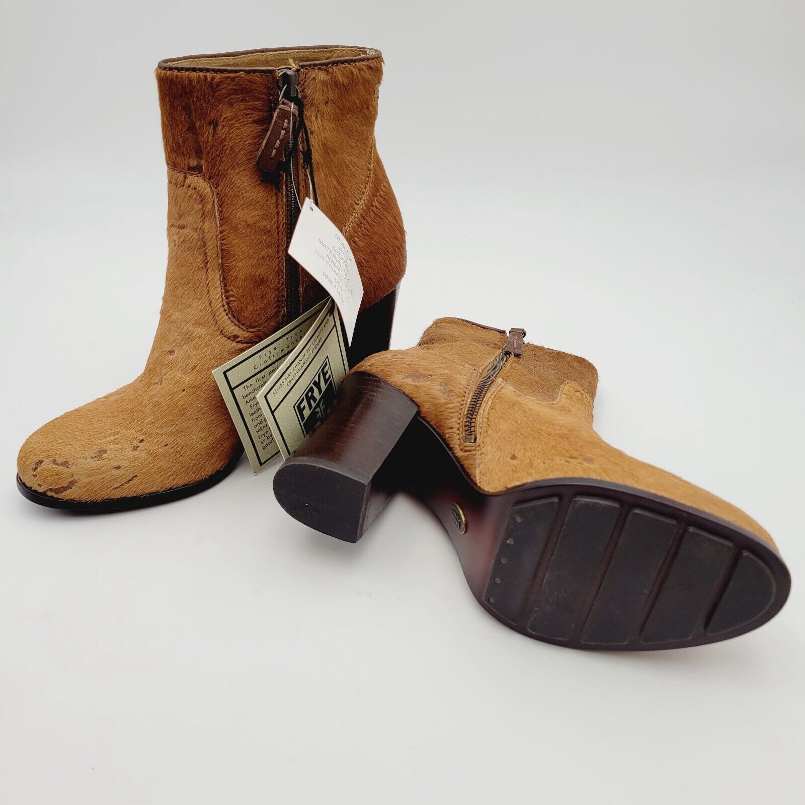 Frye FRYE Women's Parker Short Boots Cognac Size 9.5 Medium (M) Size US 9.5 / IT 39.5 - 11 Thumbnail