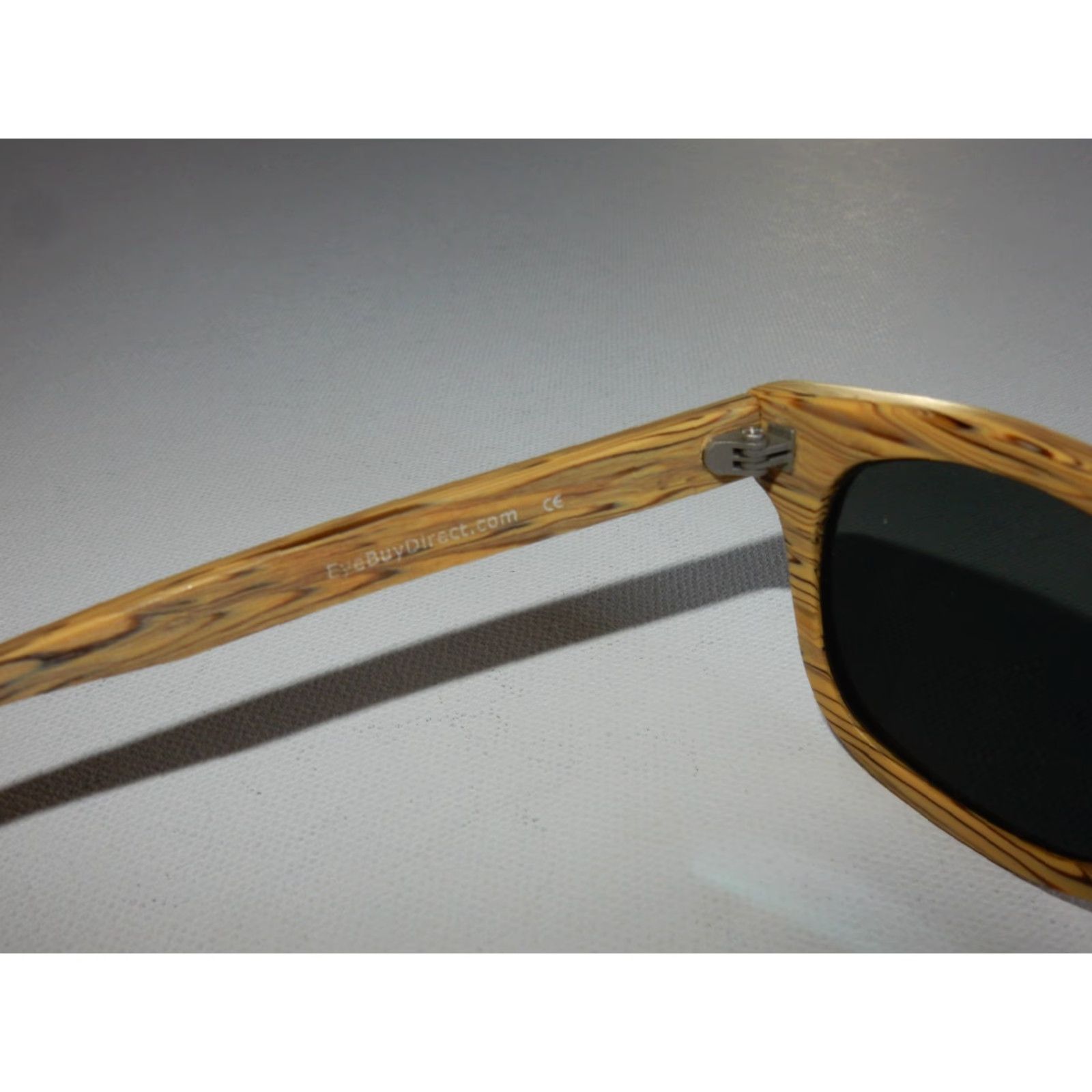 Vintage EYEBUYDIRECT Wood Sunglasses Frames Only 51[]20 140 Brown Unisex Size ONE SIZE - 4 Thumbnail