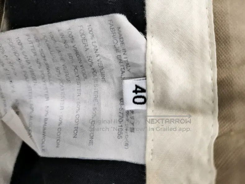 Helmut Lang HELMUT LANG 2004 Spring/Summer Classic Striped Trousers Size 40L - 4 Thumbnail