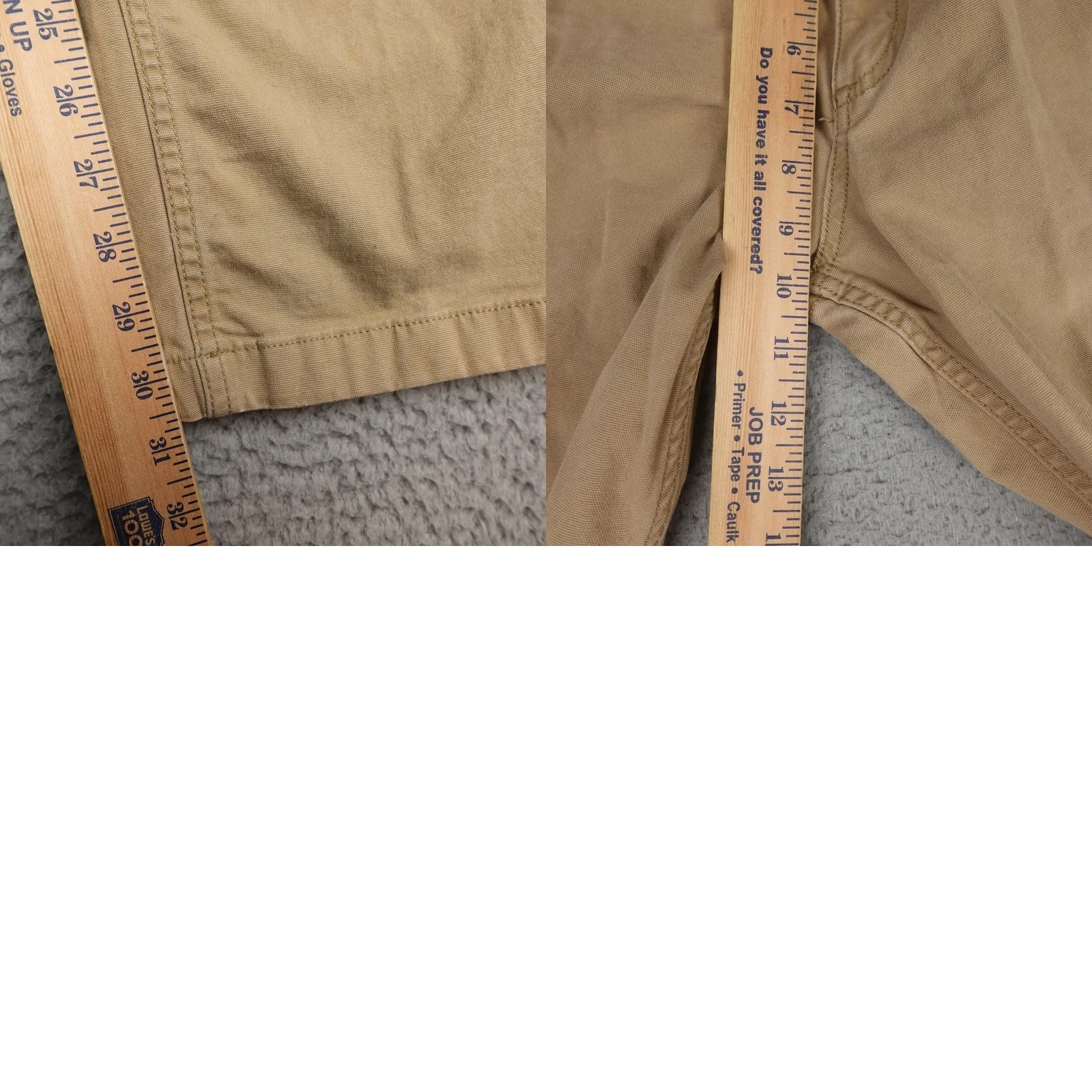 Carhartt Carhartt Carpenter Pants Mens 32x34 Brown Relaxed Fit Workwear Logo Straight 5-Pocket Canvas Pants Size US 32 / EU 48 - 10 Thumbnail