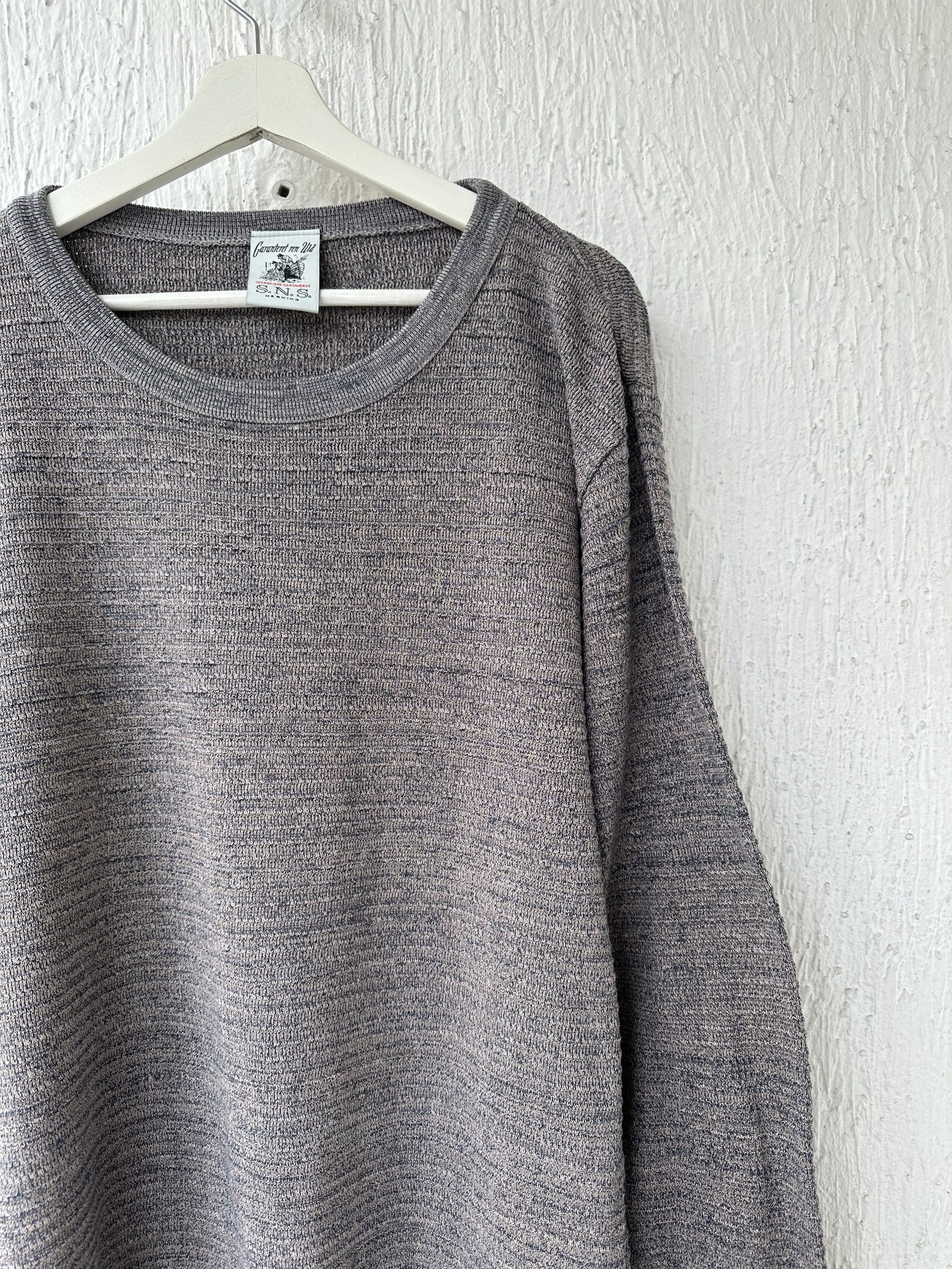 S.N.S. Herning grey crewneck cotton sweater Size US XL / EU 56 / 4 - 2 Thumbnail
