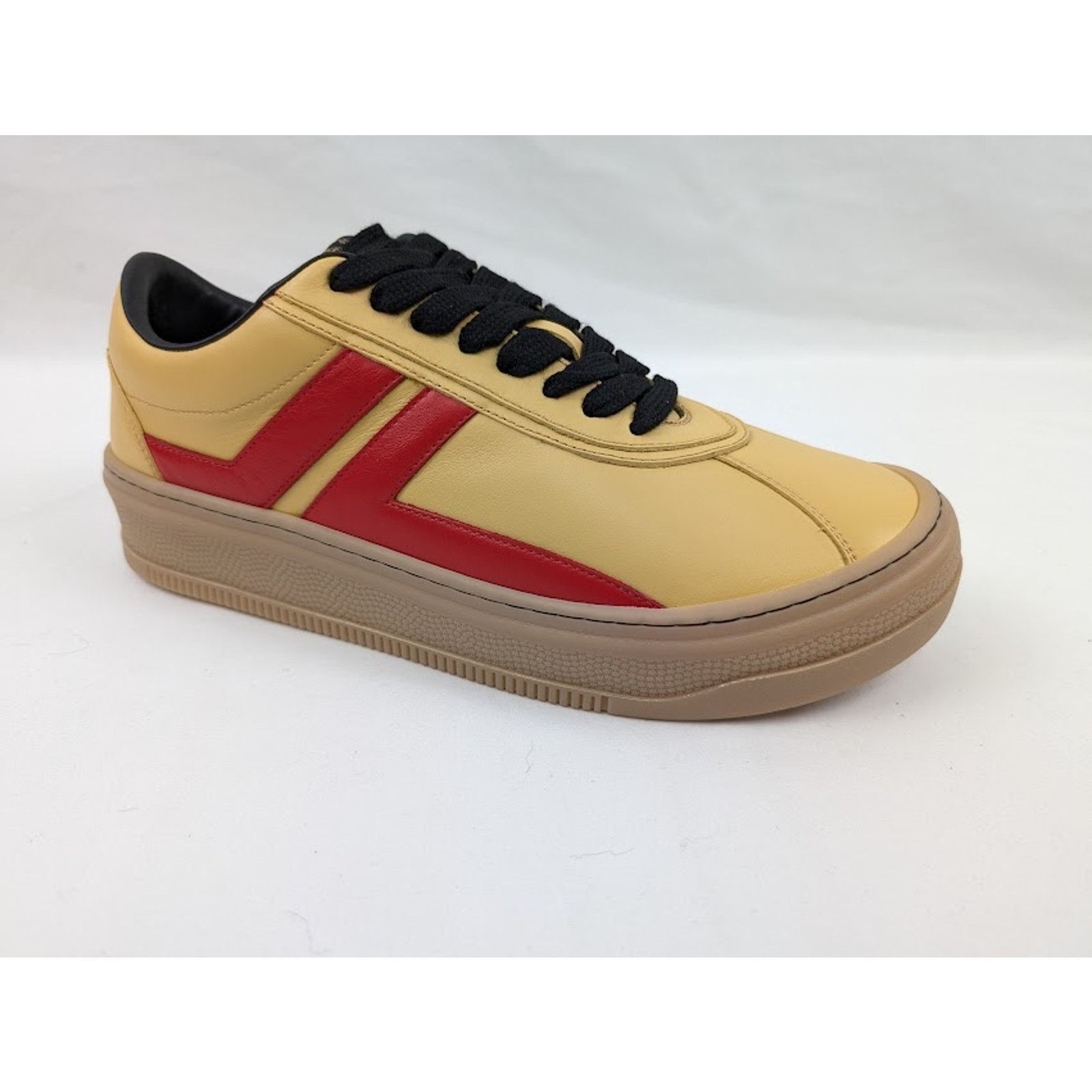 Lanvin o1rshd1 High Sole Low-Top Sneakers in Bright Yellow/Red Size US 13 / EU 46 - 1 Thumbnail