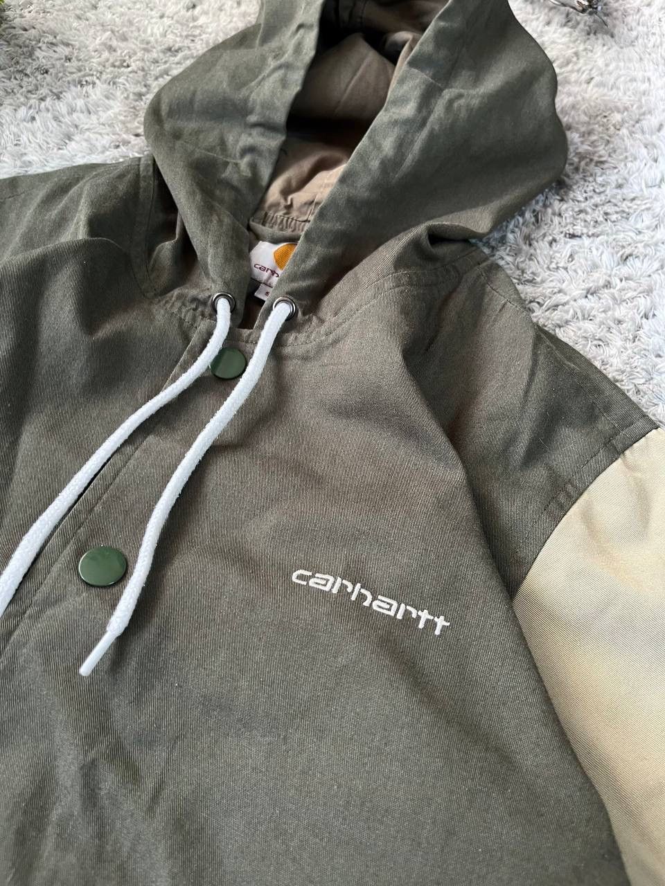 Carhartt × Vintage Carhartt Light Jacket Bomber Streetwear Logo Rare Size US S / EU 44-46 / 1 - 4 Thumbnail