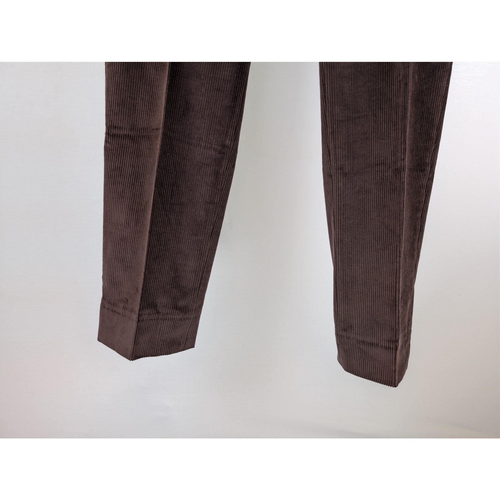 Canali o1rshd1 CC20 Corduroy Stretch Cotton Pants in Chocolate Size US 32 / EU 48 - 4 Thumbnail