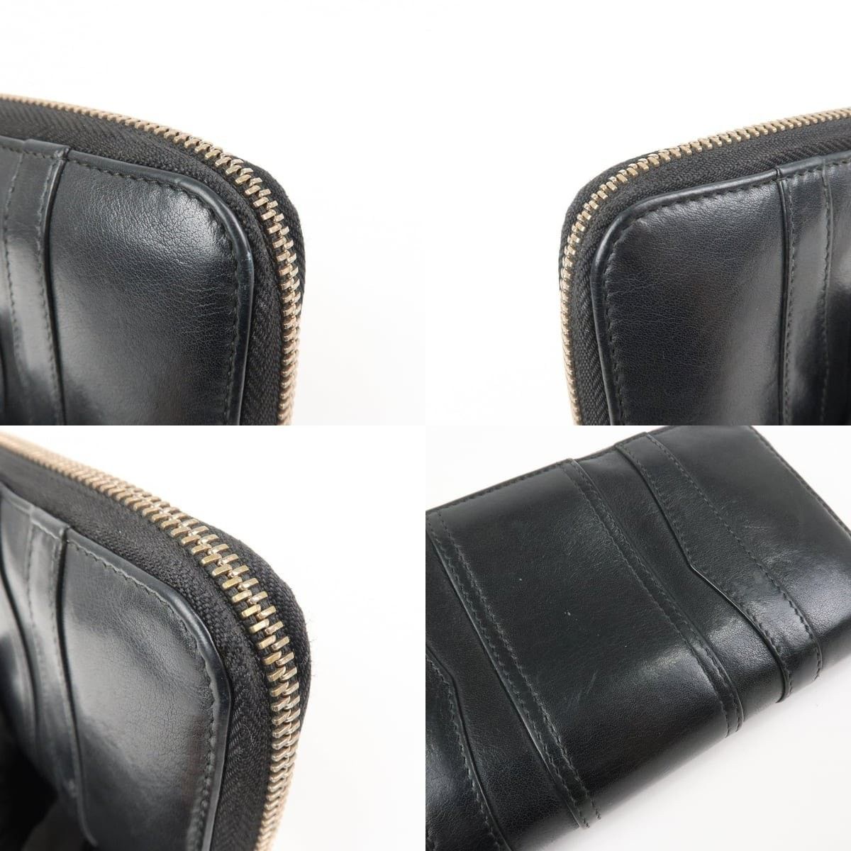 Bvlgari Bvlgari B.zero1 Zip Around Wallet Leather Black Size ONE SIZE - 5 Thumbnail