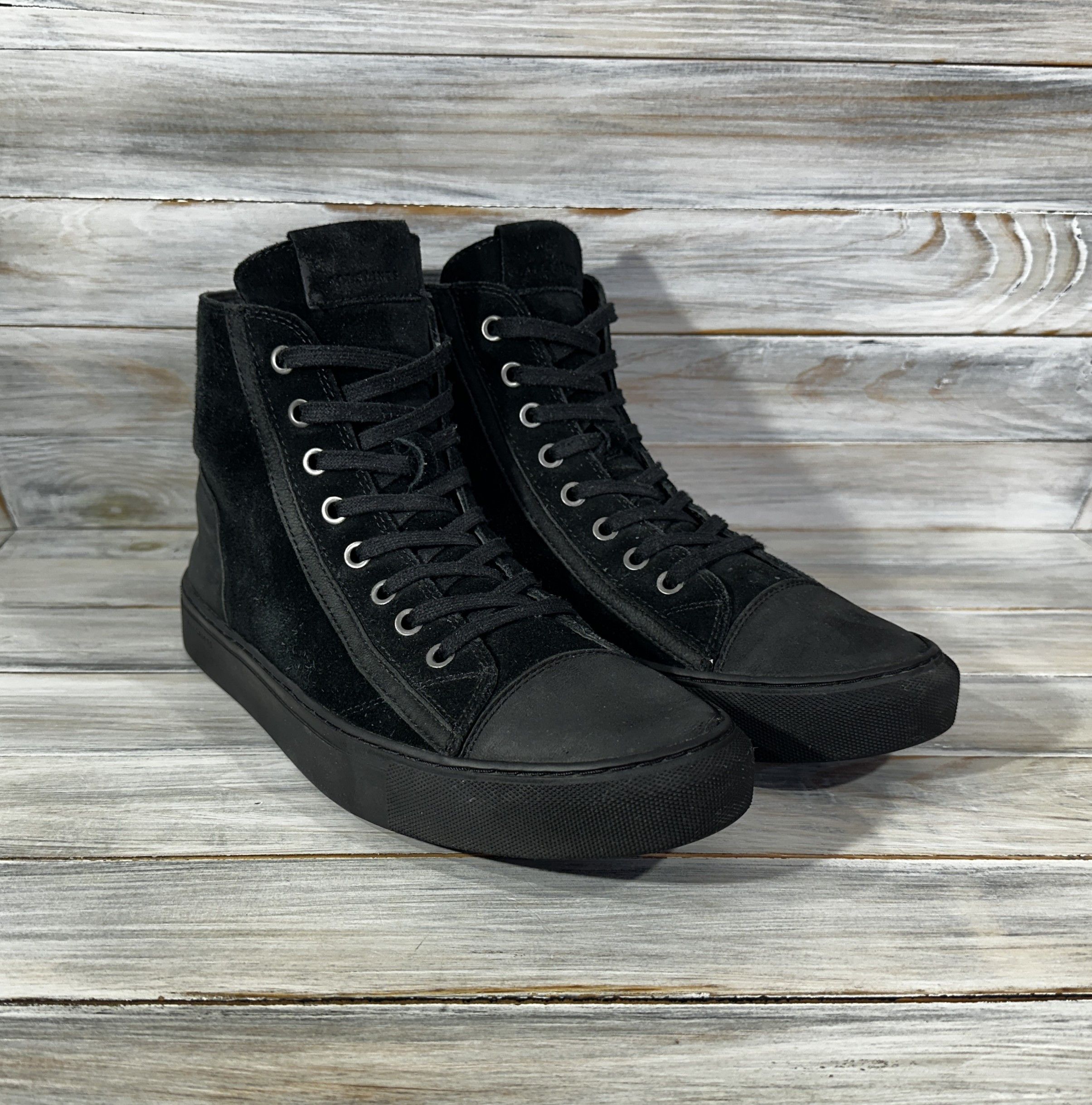 Allsaints ALL SAINTS Suede Hi Top Sneakers Casual Shoes Luxury Brand Size US 8 / EU 41 - 16 Thumbnail