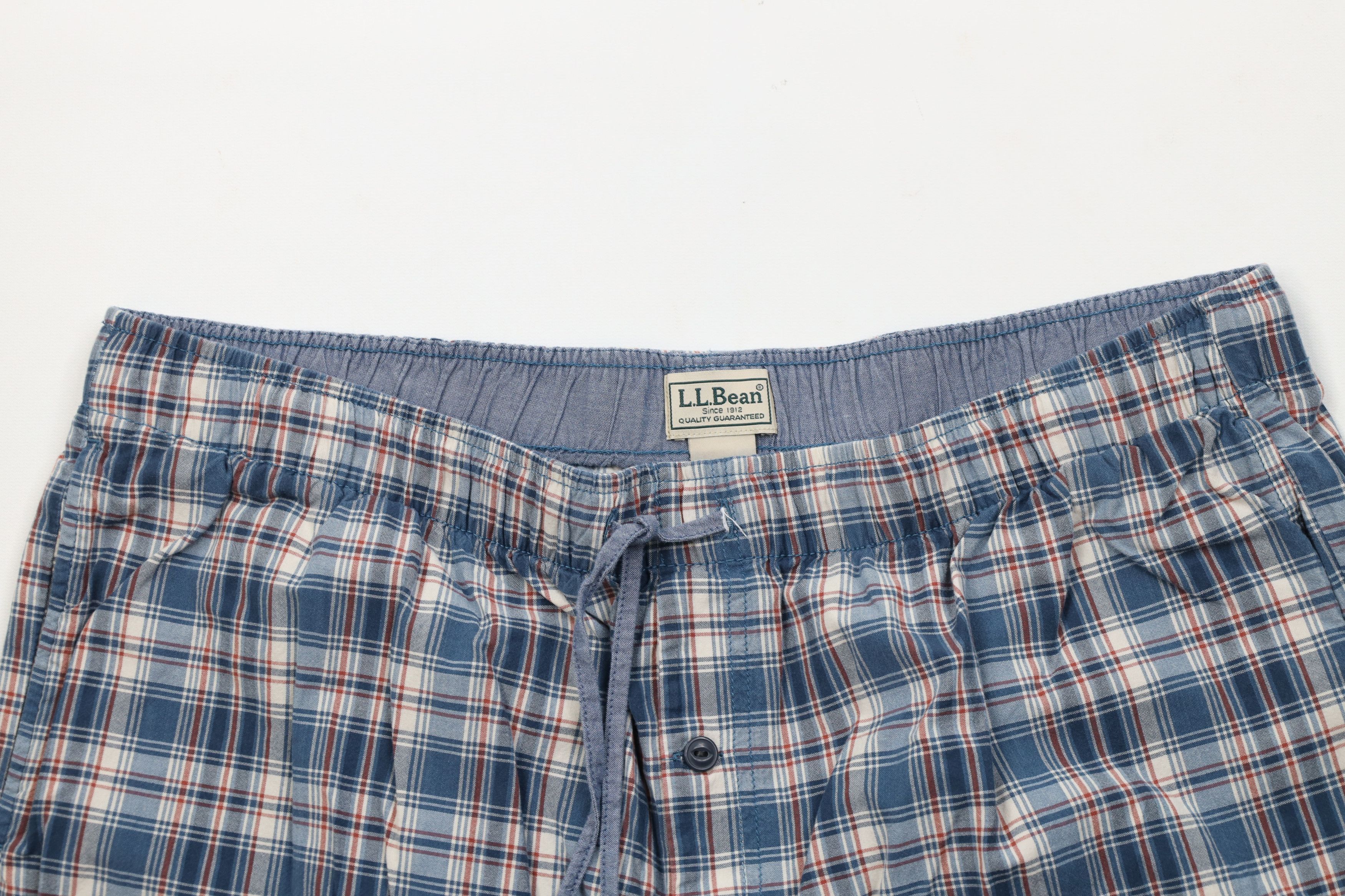 L.L. Bean Vintage Y2K LL Bean Above Knee Pajamas Harem Shorts Plaid Size US 36 / EU 52 - 2 Thumbnail