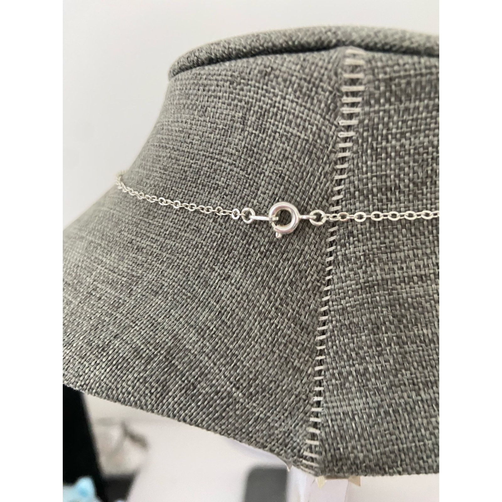 Other heart pendant necklace with rhinestone Size ONE SIZE - 3 Thumbnail