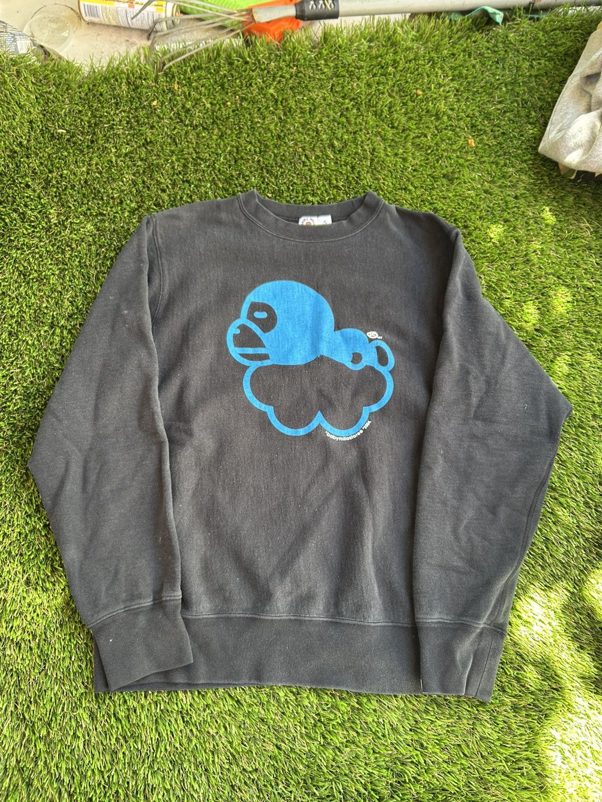 Bape BAPE Baby Milo 2004 Cloud Sweatshirt Crewneck Size US S / EU 44-46 / 1 - 2 Thumbnail