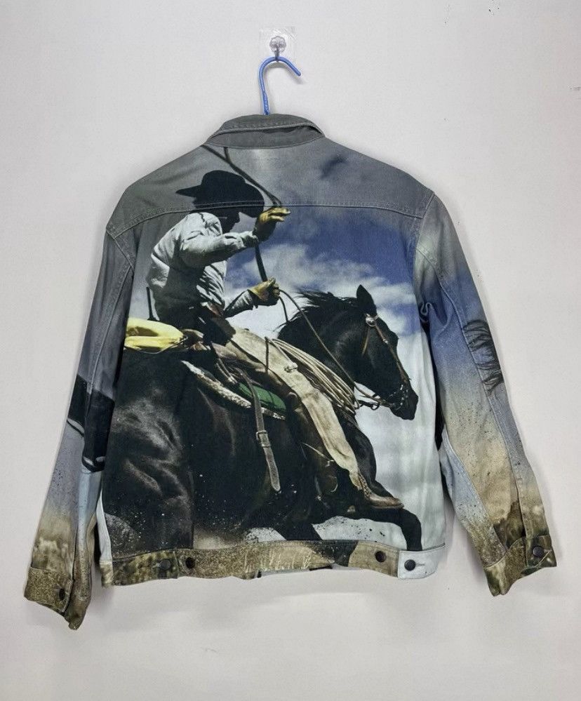 Supreme Supreme Cowboy Denim Jacket Size US XL / EU 56 / 4 - 2 Thumbnail