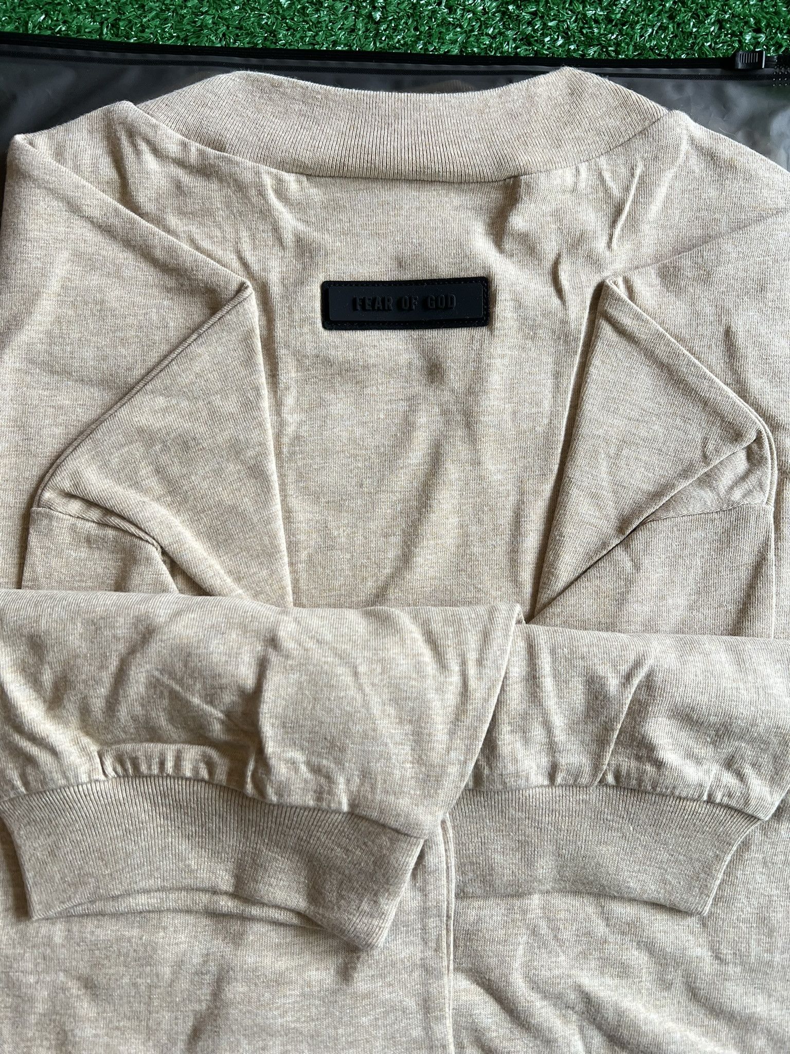 Essentials × Fear of God Fear of God Essentials LS Tee Gold Heather Size US M / EU 48-50 / 2 - 5 Thumbnail