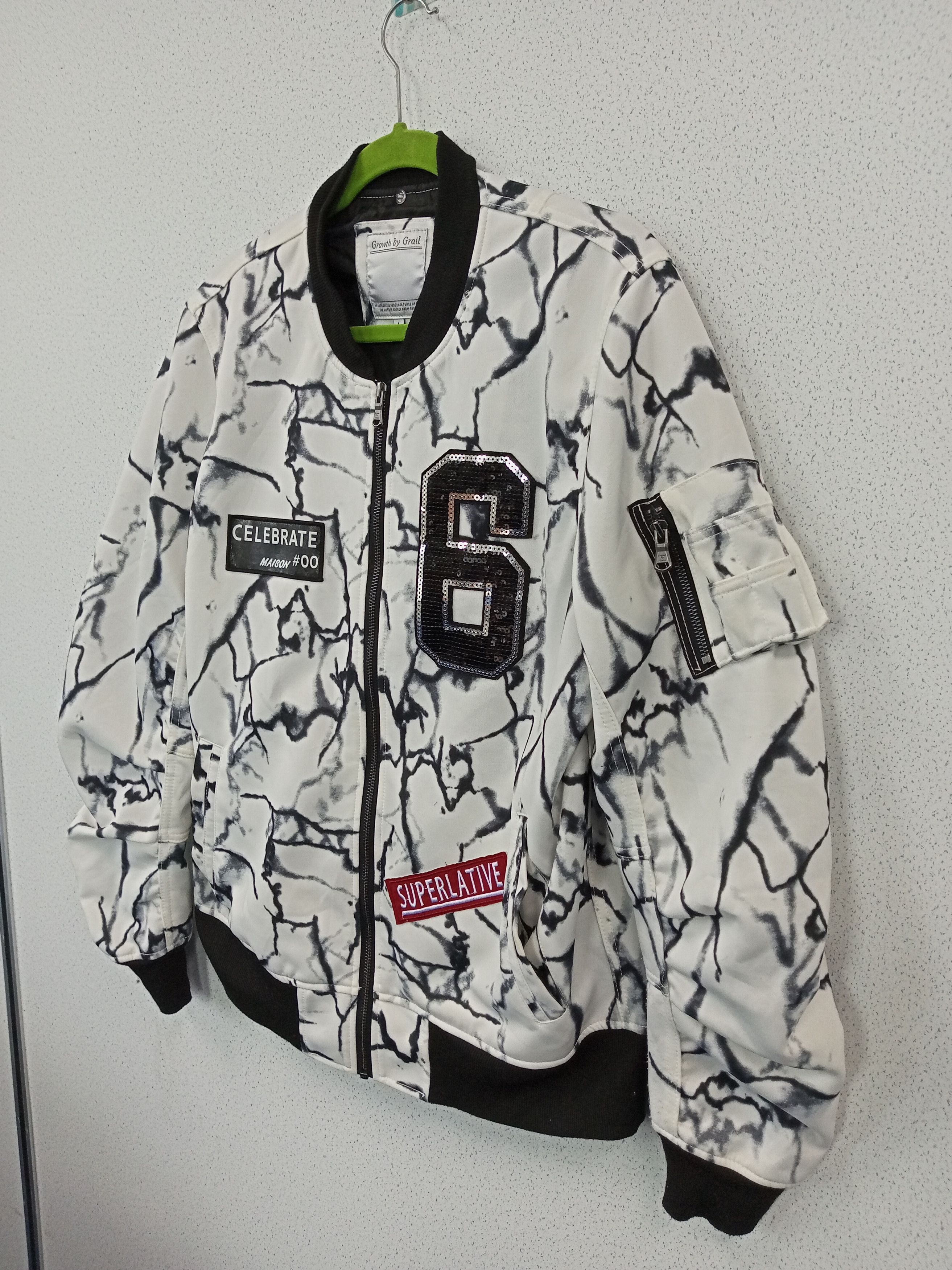 Japanese Brand Growth By Grail Bomber Jacket Size US L / EU 52-54 / 3 - 3 Thumbnail