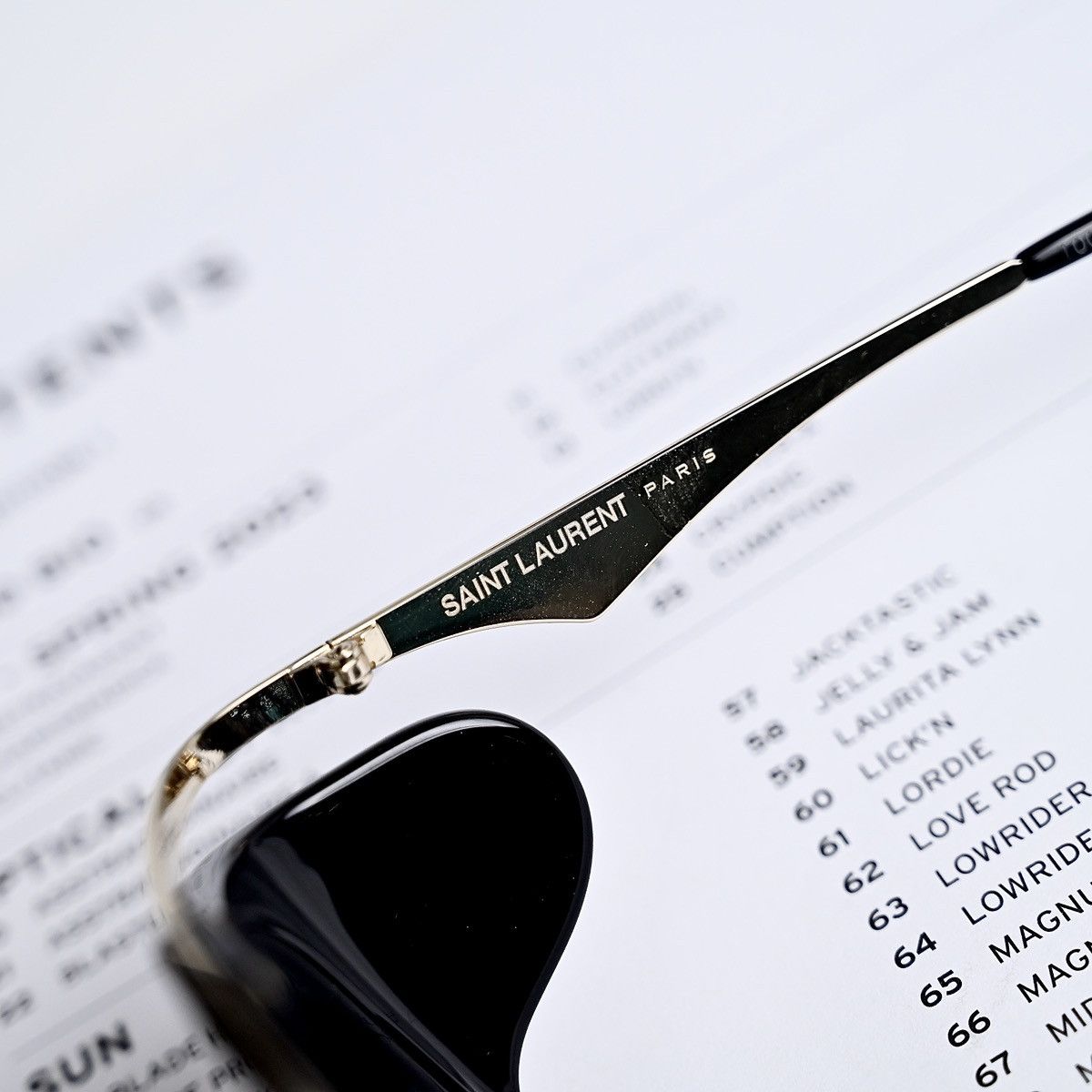 Yves Saint Laurent SAINT LAURENT SL M137 AMELIA SUNGLASSES Size ONE SIZE - 7 Thumbnail