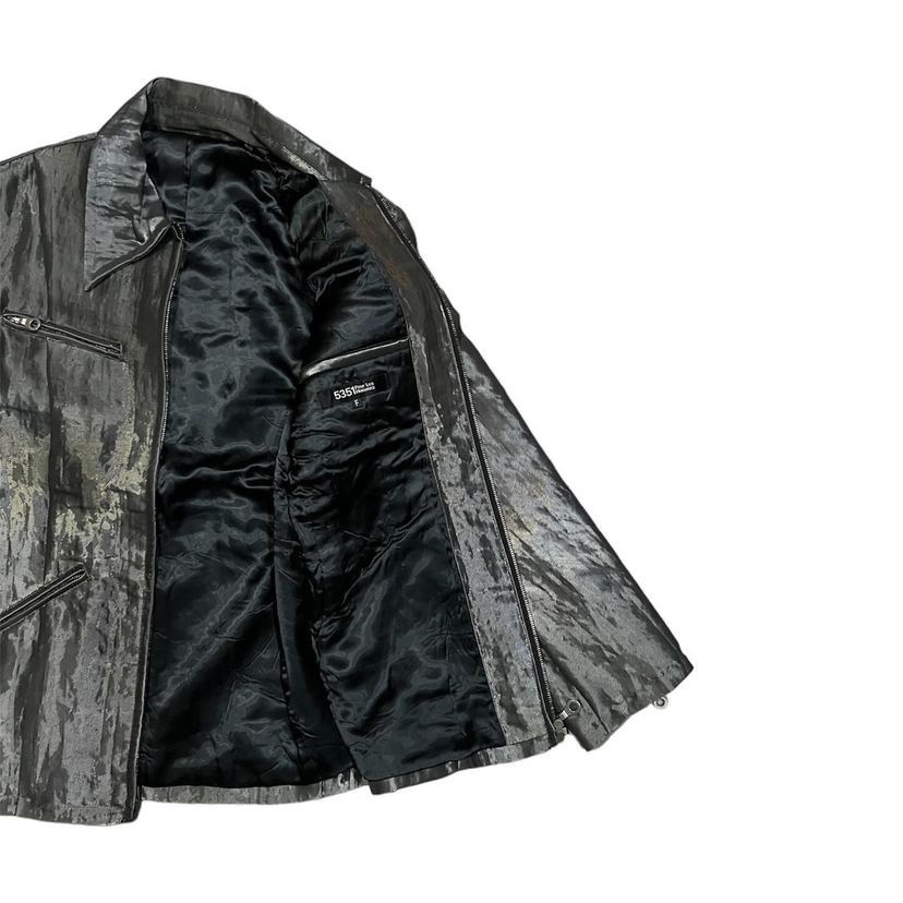 5351 POUR LES FEMMES Metal Jacket 5351 Pour Les Hommes Vintage Size M / US 6-8 / IT 42-44 - 4 Thumbnail
