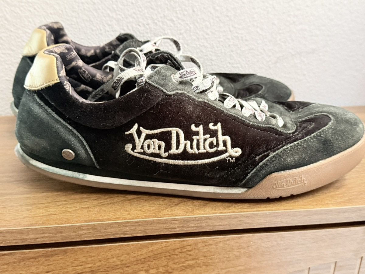 Von Dutch Vintage Von Dutch Velvet Sneakers Y2K Early 2000s Black Gum Size US 11.5 / EU 44-45 - 1 Thumbnail