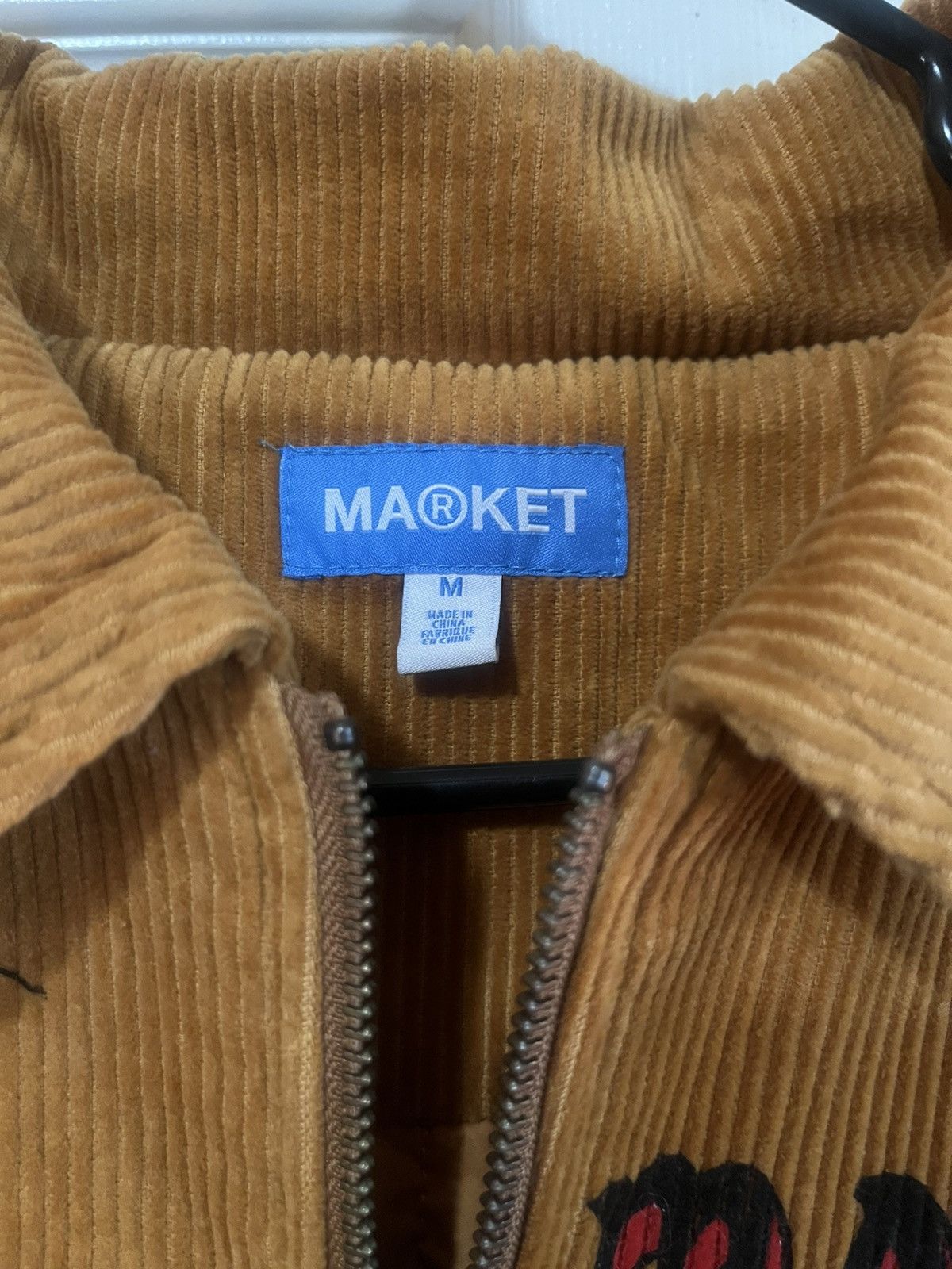 Market Market Corduroy Graphic Zip Jacket Brown Size M Size US M / EU 48-50 / 2 - 3 Thumbnail