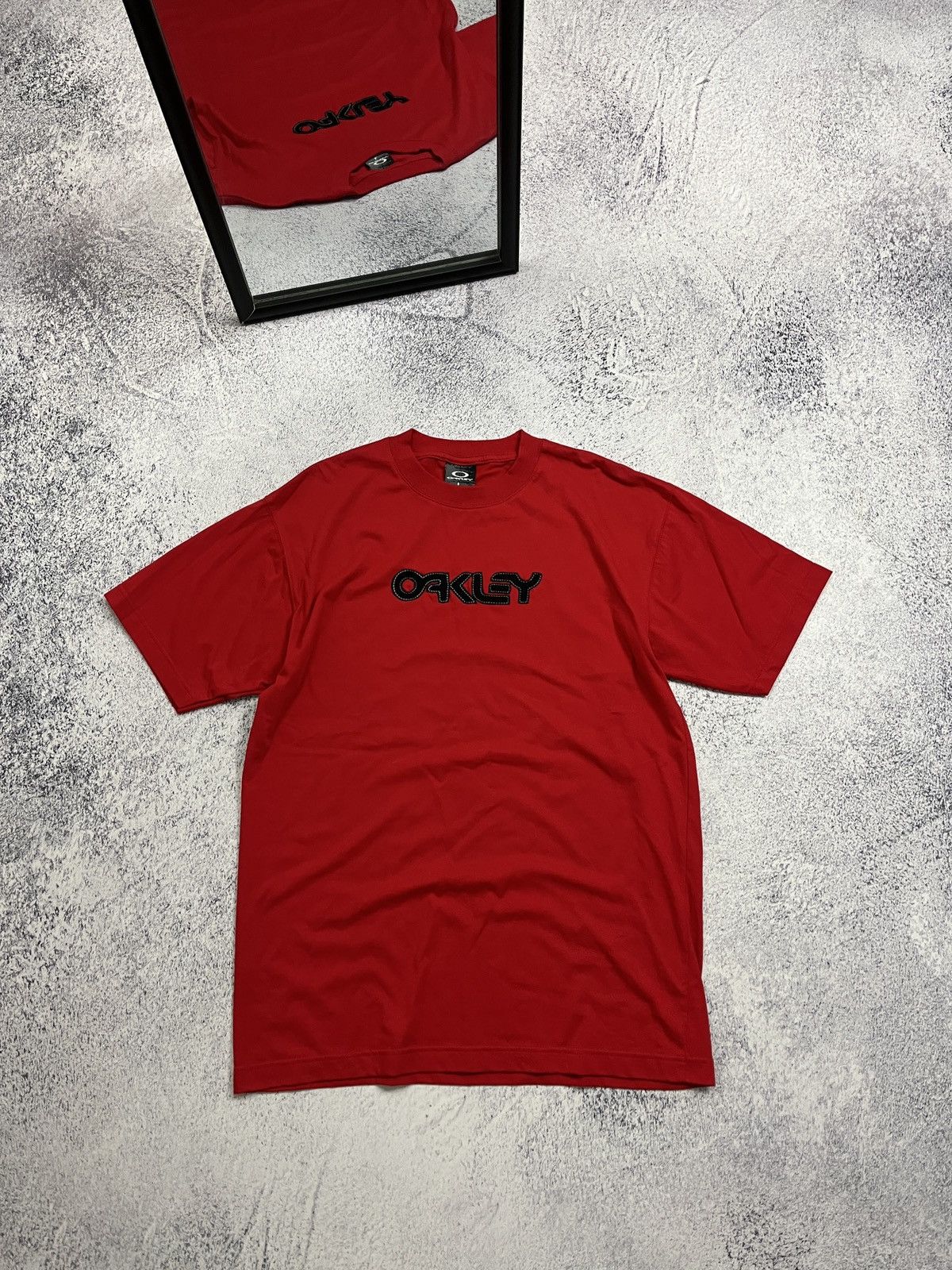 Oakley × Vintage Oakley T-shirt Vintage Big Logo Oversized Baggy Fit Y2k Size US L / EU 52-54 / 3 - 1 Thumbnail