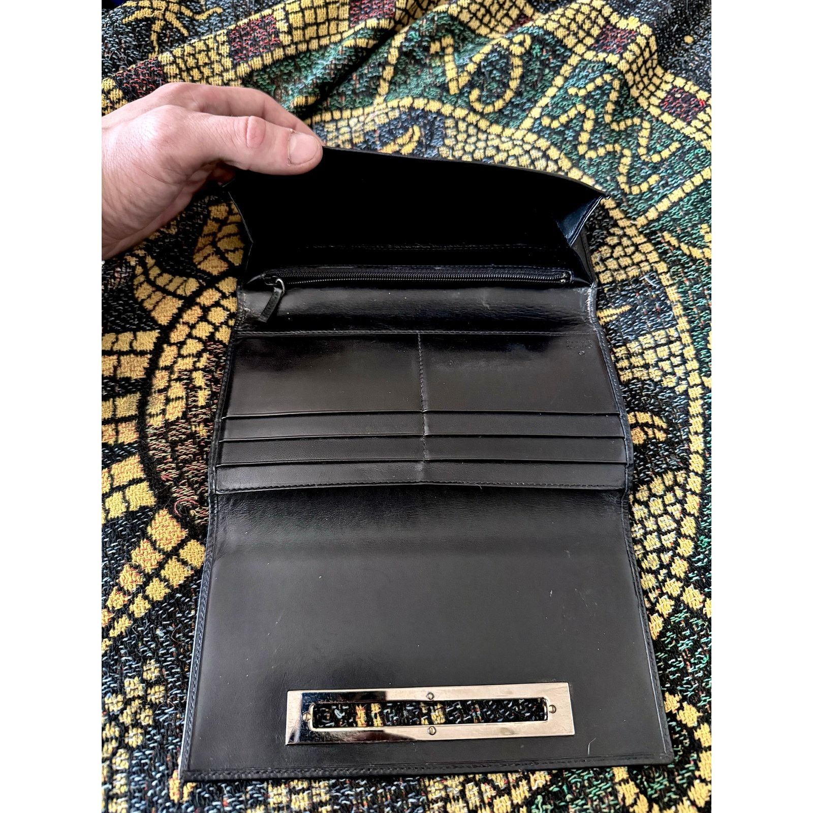 Gucci Vintage Gucci Black Leather Wallet - Used, Good Condition Size ONE SIZE - 4 Thumbnail