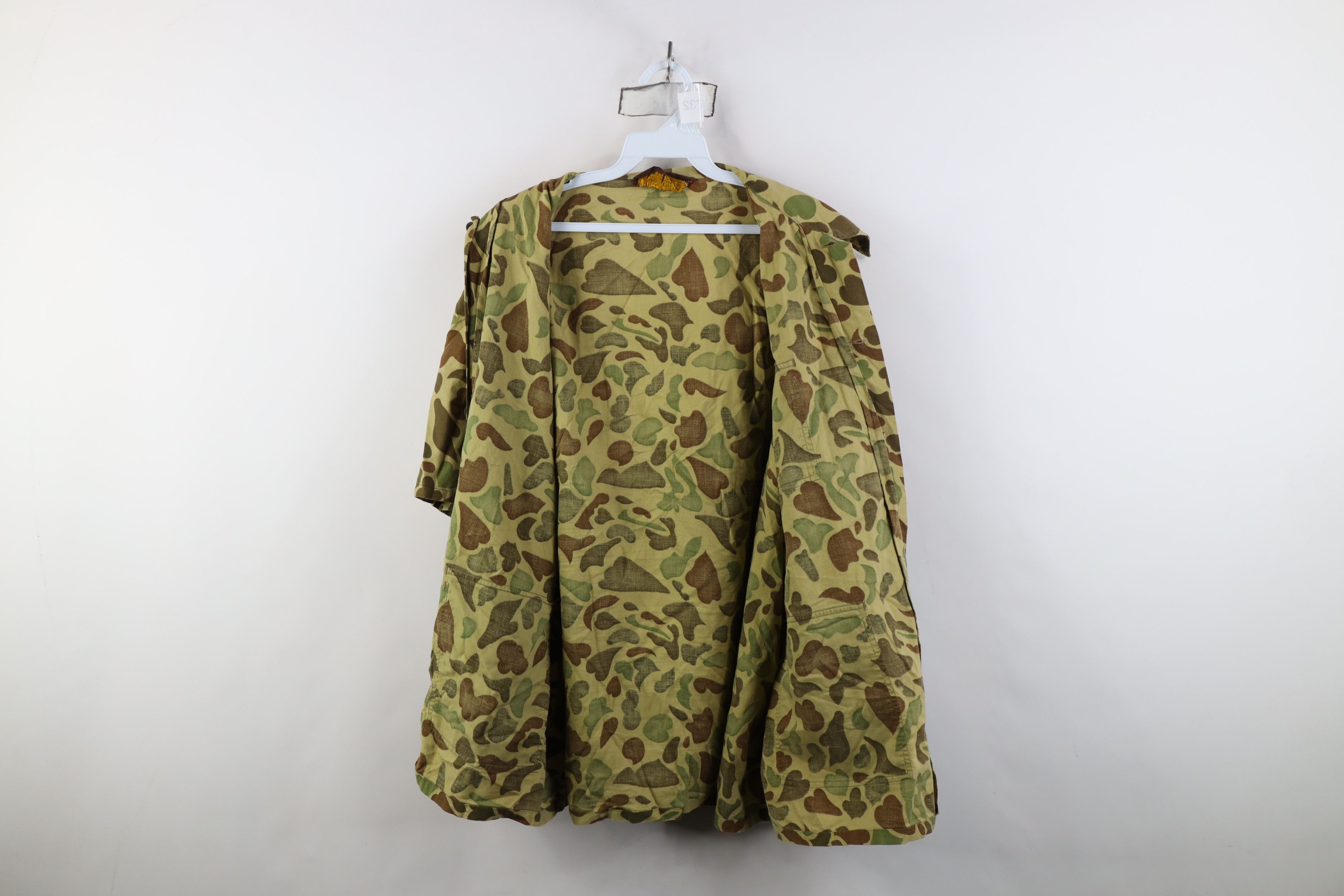 Vintage Vintage 70s Streetwear Camouflage Short Sleeve Shirt Jacket Size US XL / EU 56 / 4 - 12 Thumbnail