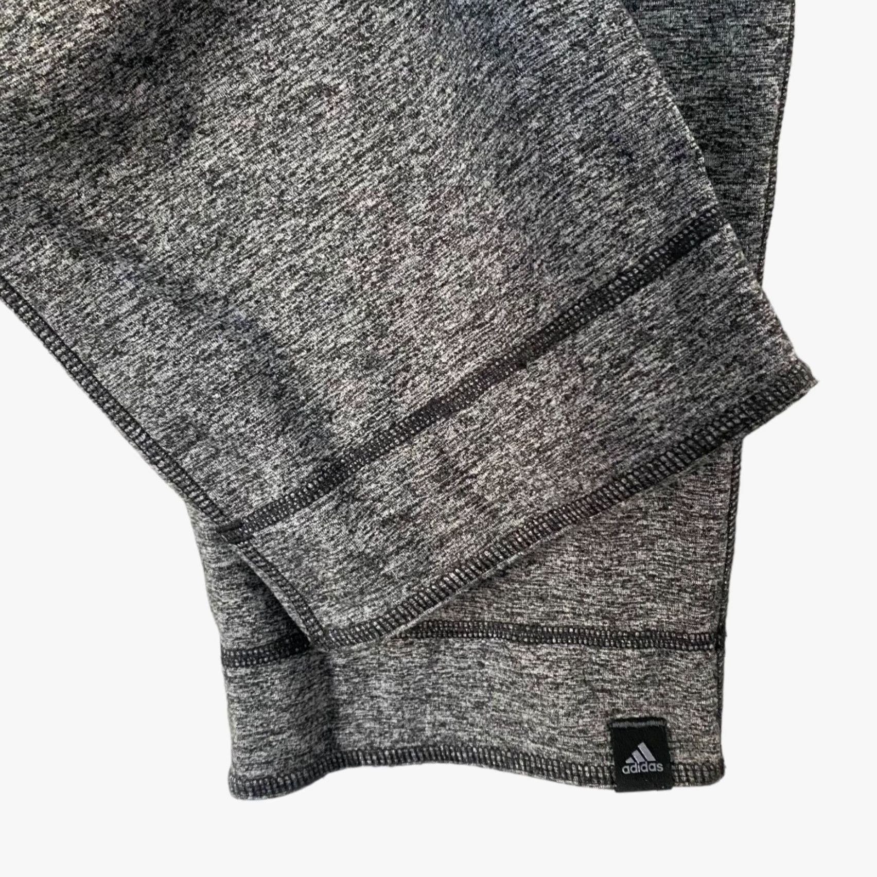 Adidas Adidas Originals High Waisted Sweatpants Womens Gray Black Athletic Stretch mall Size 28" / US 6 / IT 42 - 7 Thumbnail