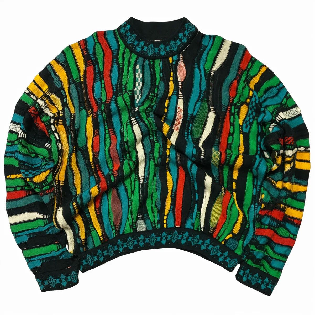 Coogi × Vintage Vintage 90s Coogi 3D Knitwear Sweater Size US M / EU 48-50 / 2 - 2 Thumbnail