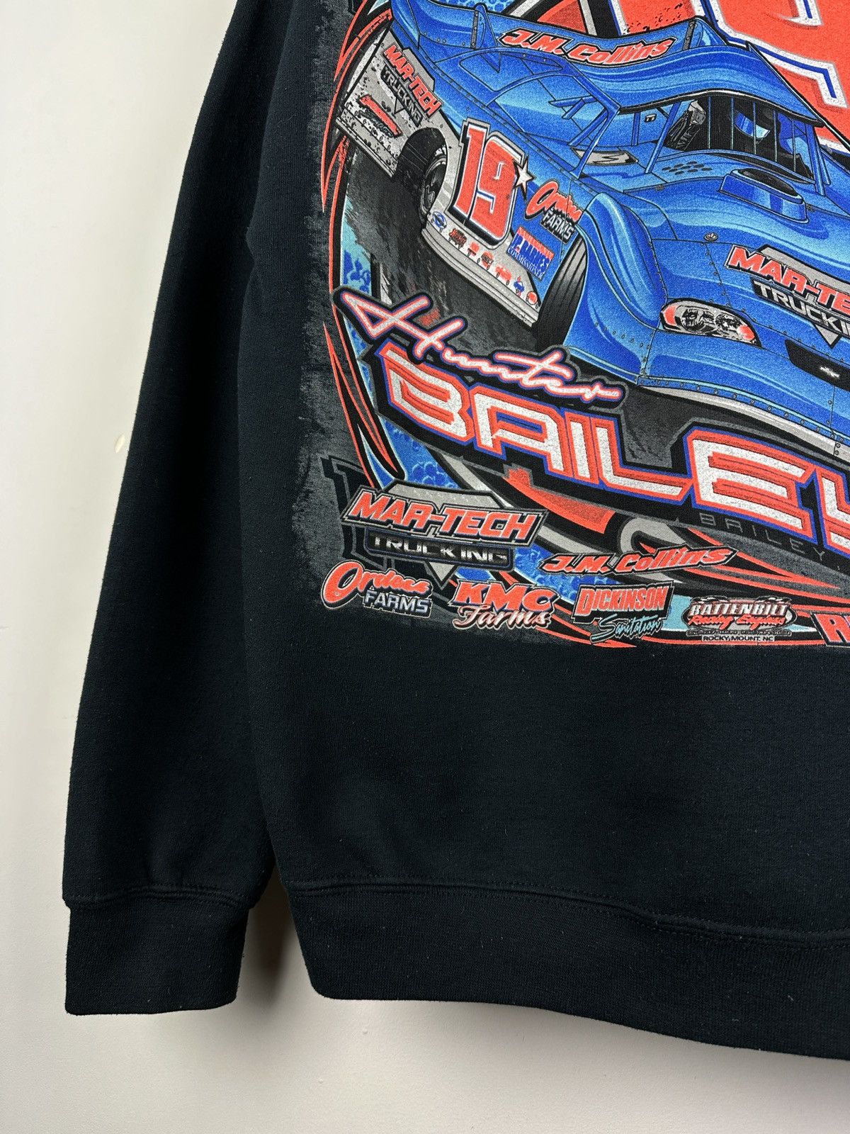 Vintage Vintage Y2K Hunter Bailey 19 Racing Hoodie Size US M / EU 48-50 / 2 - 5 Thumbnail