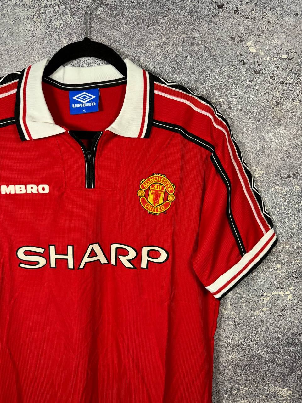 Other 90's Vintage Manchester United 1998 Soccer Jersey Large Size US L / EU 52-54 / 3 - 2 Thumbnail