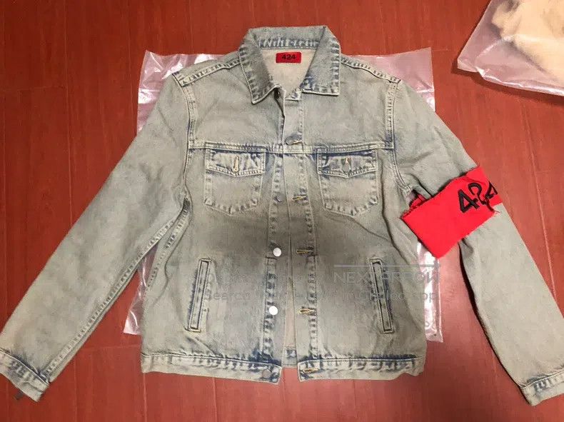 424 424 Washed-button denim jacket Size US S / EU 44-46 / 1 - 1 Thumbnail