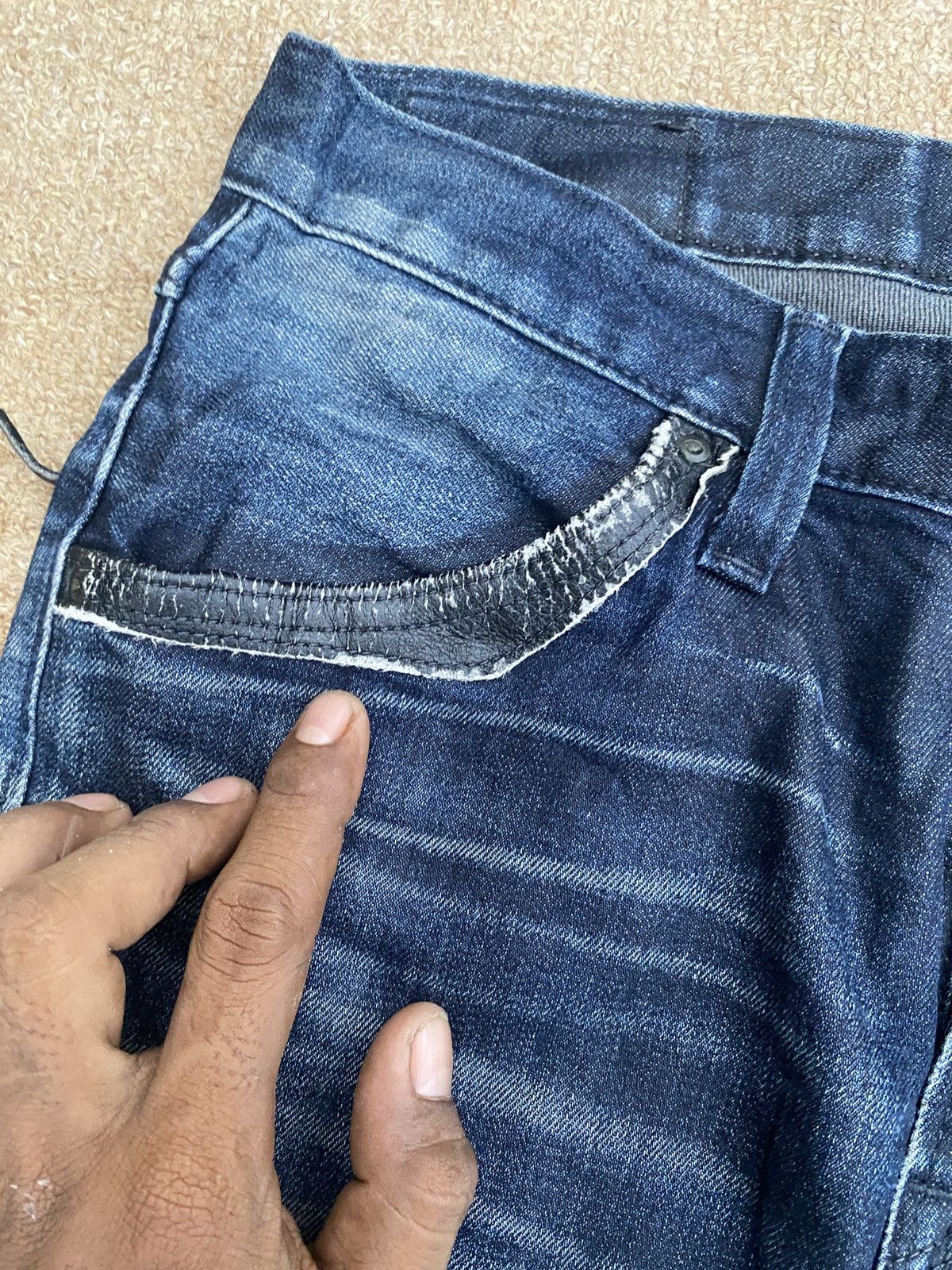 14th Addiction × Edwin × Vintage Vintage edwin xvs skinny denim Size US 30 / EU 46 - 13 Thumbnail