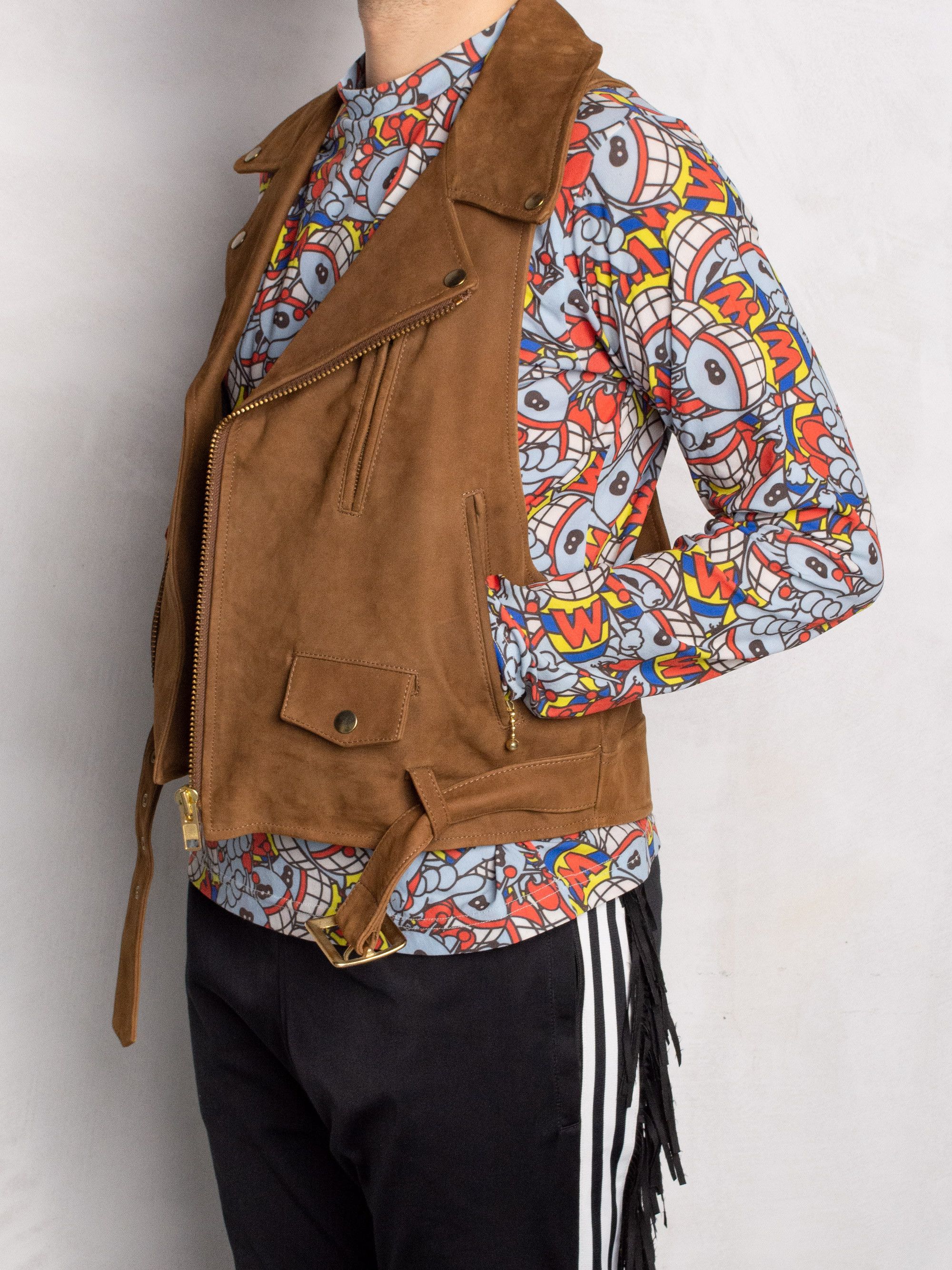 PHENOMENON PHENOMENON - S/S 2010 - buffalo leather biker vest Size US S / EU 44-46 / 1 - 1 Thumbnail