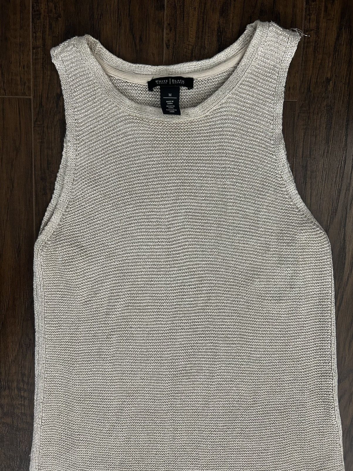 White House Black Market White House Black Market Knit Tank Top Size M / US 6-8 / IT 42-44 - 2 Thumbnail
