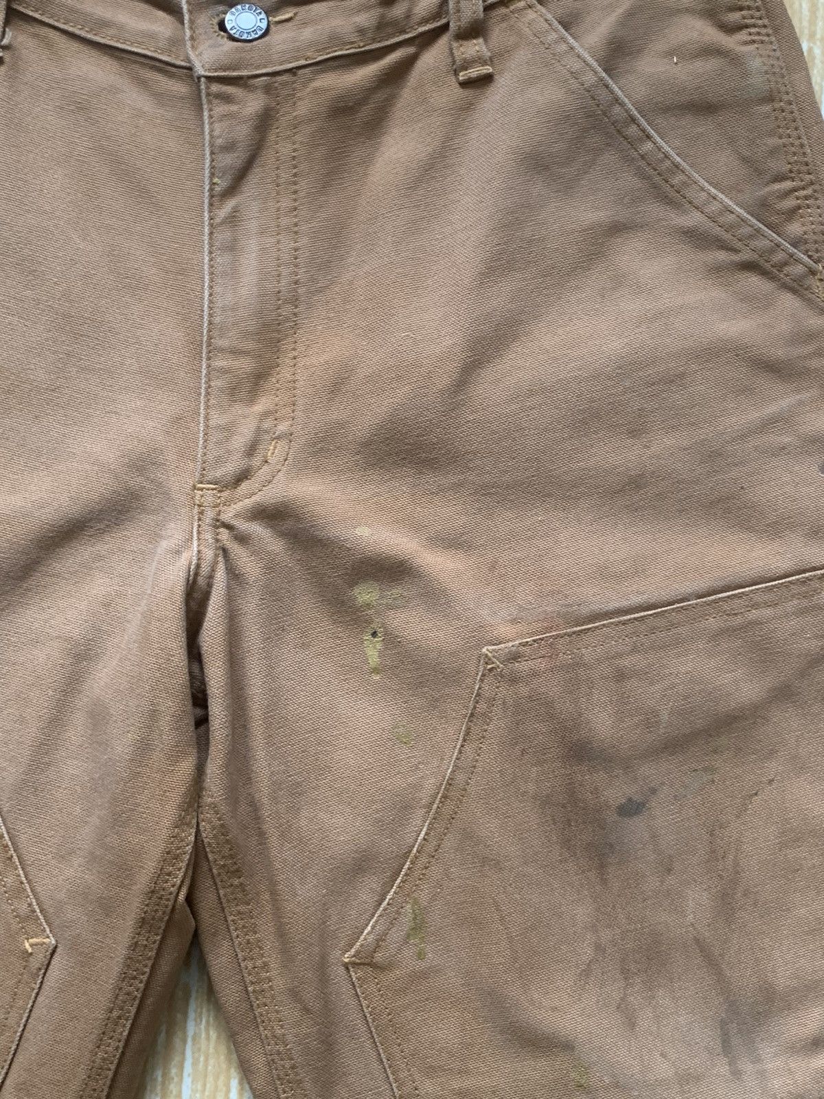 Japanese Brand Dirty Dakota Carpenter Double Knee Workwear Canvas Pants Size US 30 / EU 46 - 11 Thumbnail