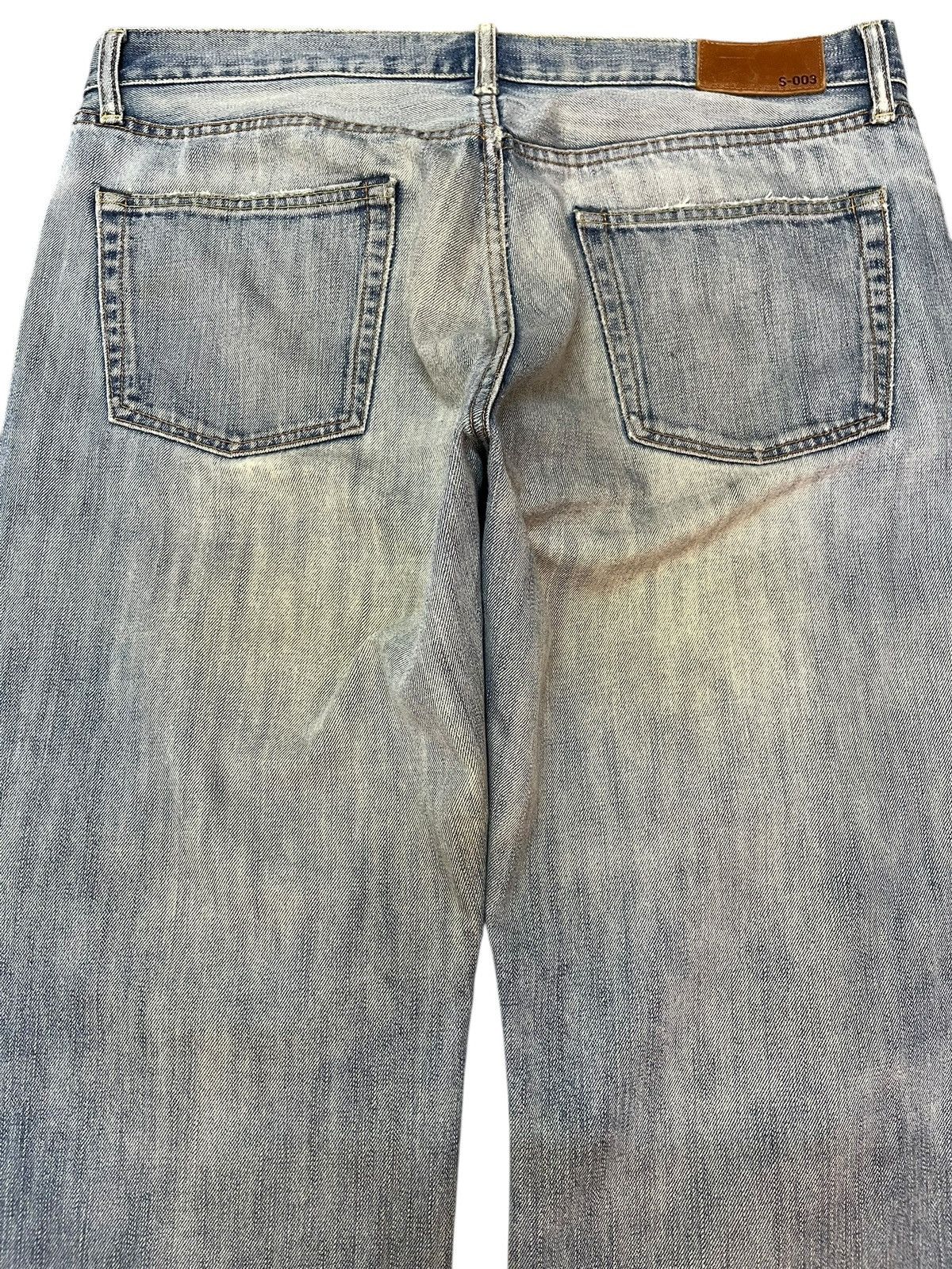 Jun Takahashi × Uniqlo Vintage Uniqlo S-003 Mudwash Faded Distressed Denim Size US 36 / EU 52 - 7 Thumbnail