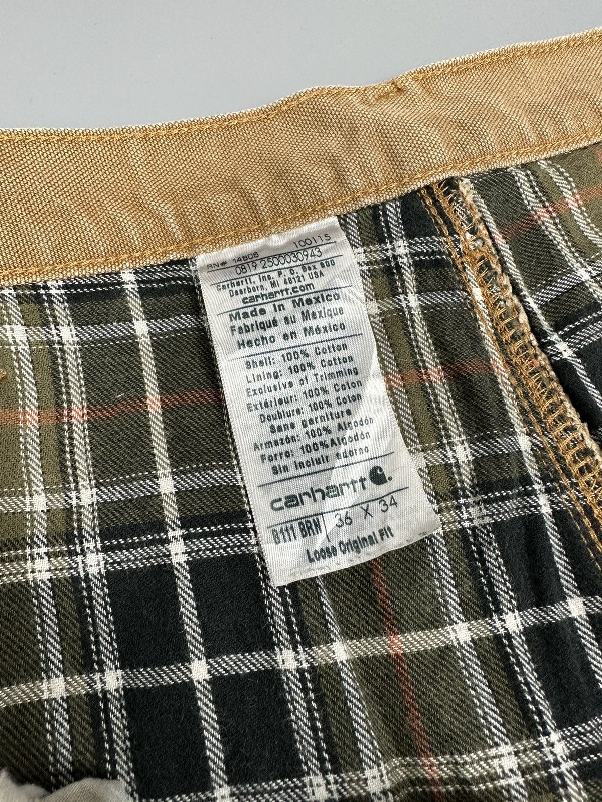 Carhartt × Carhartt Wip × Vintage Distressed Vintage Carhartt Carpenter Pants Size US 36 / EU 52 - 9 Thumbnail